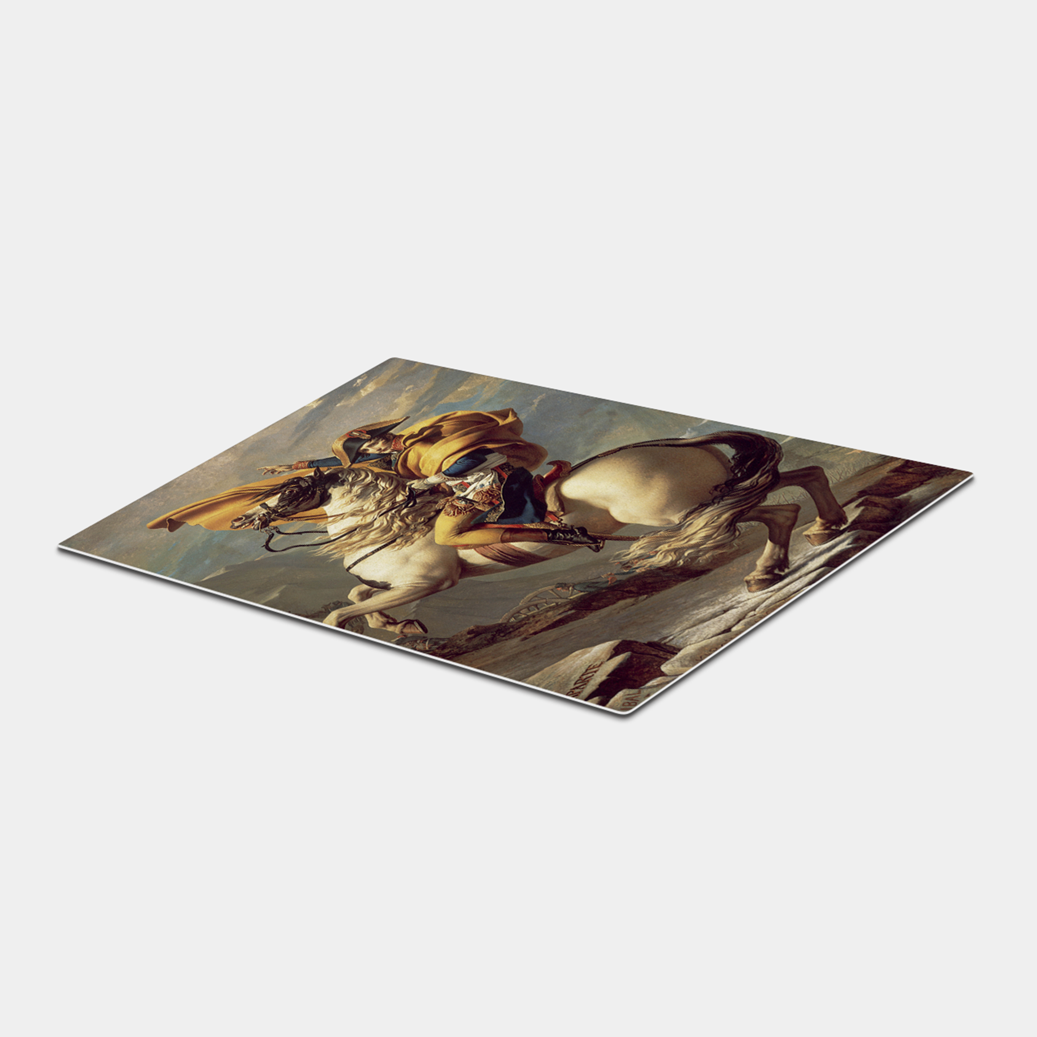 Napoleon Crossing the Alps by Jacques-Louis David