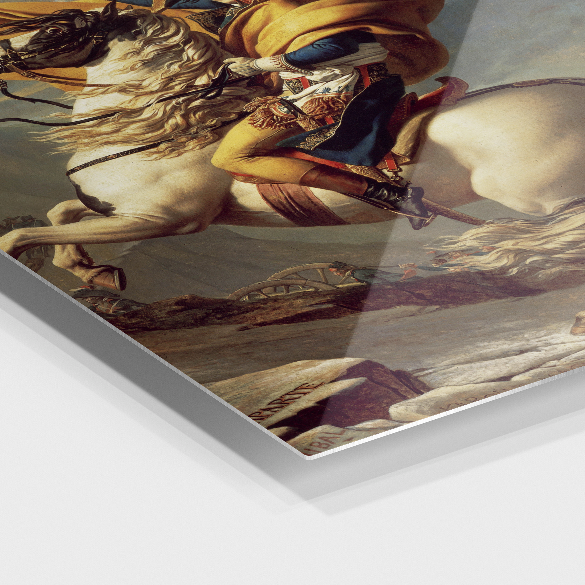 Napoleon Crossing the Alps by Jacques-Louis David