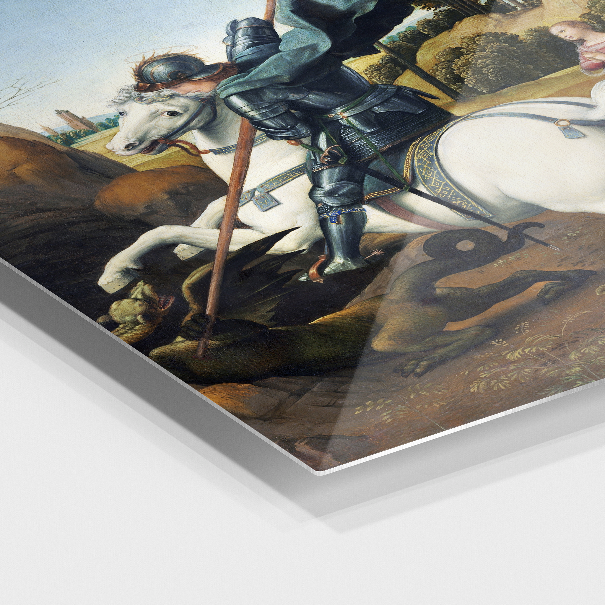 St. George and the Dragon by Raphael Raffaello