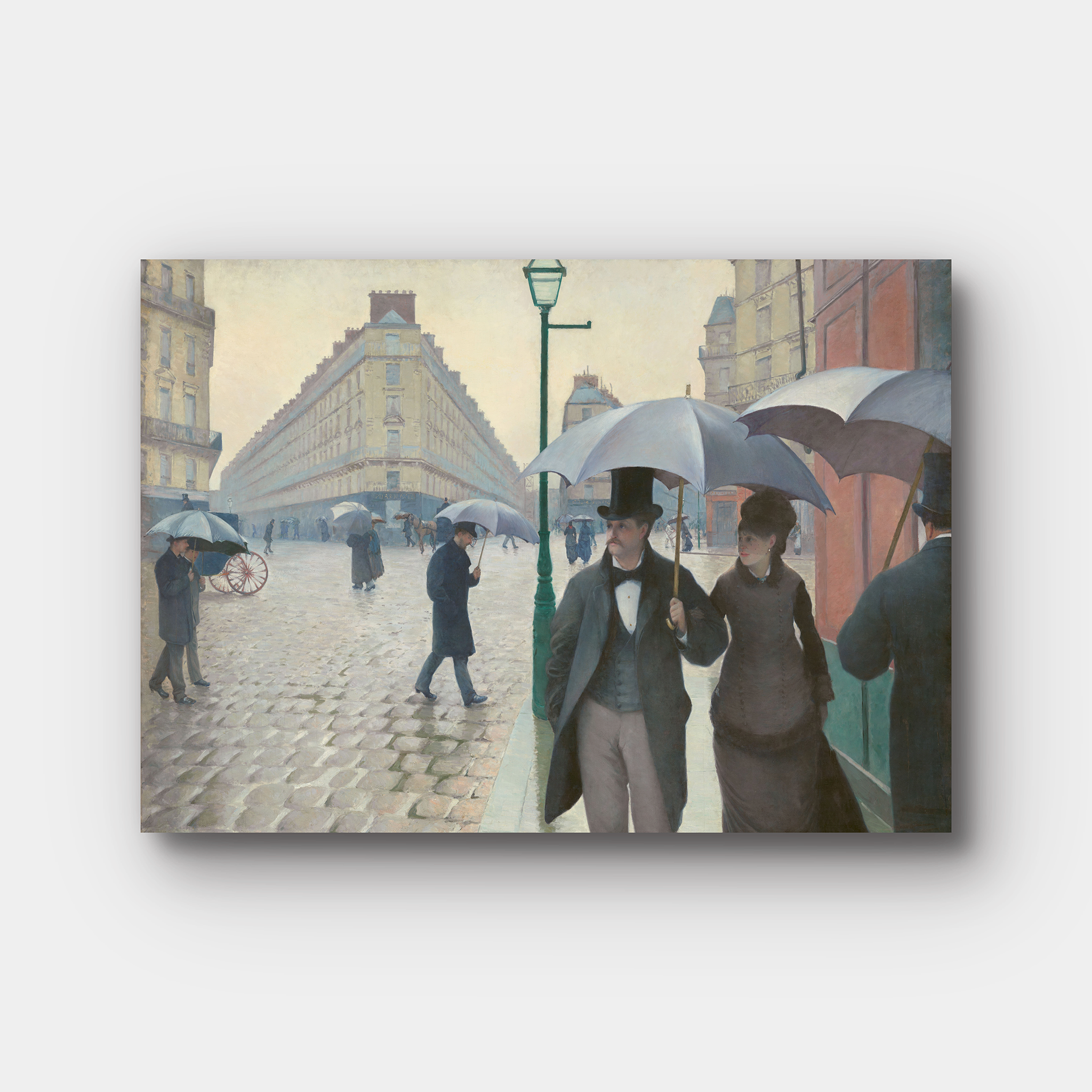 Paris Street In Rainy Weather by Gustave Caillebotte
