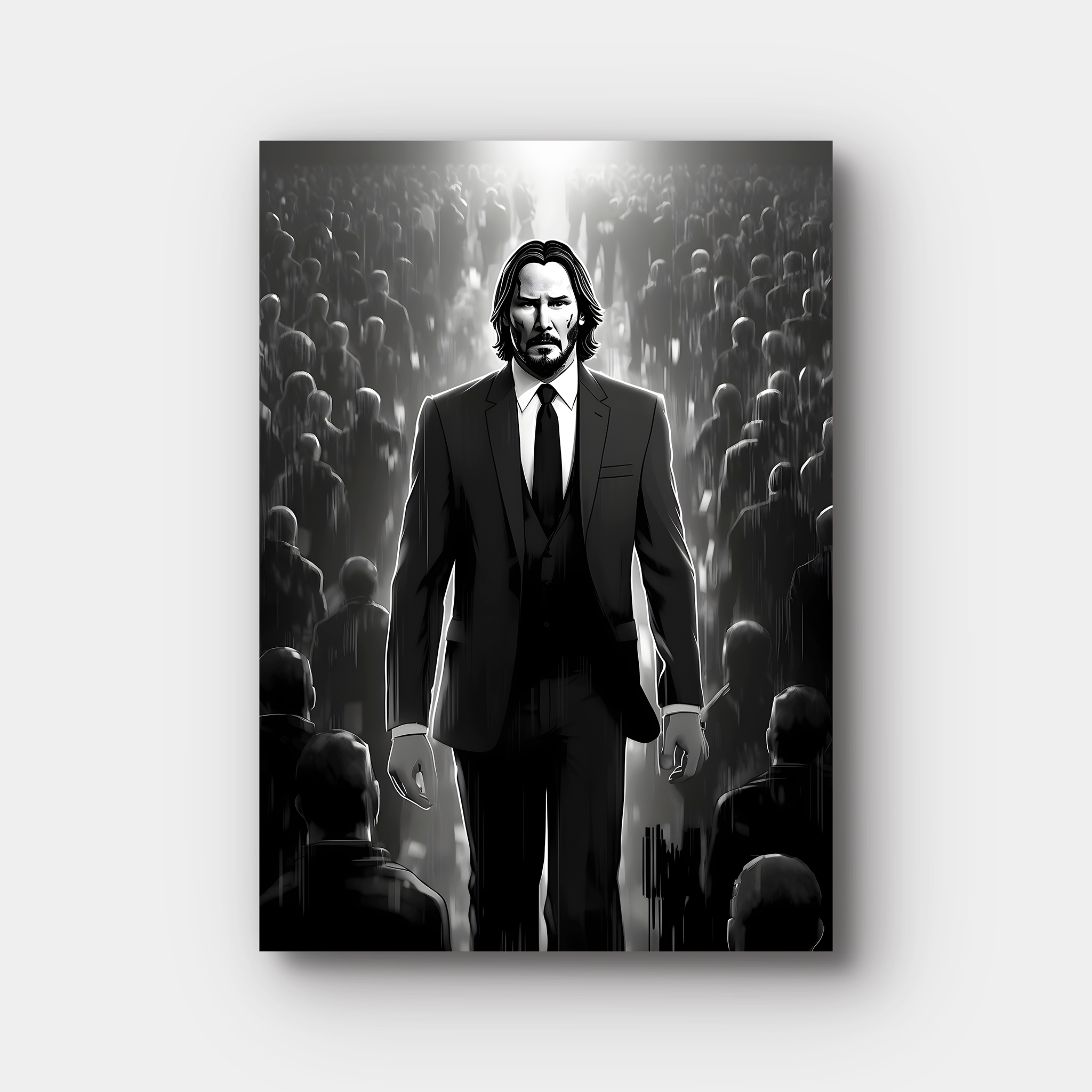 John Wick Monochromatic Art