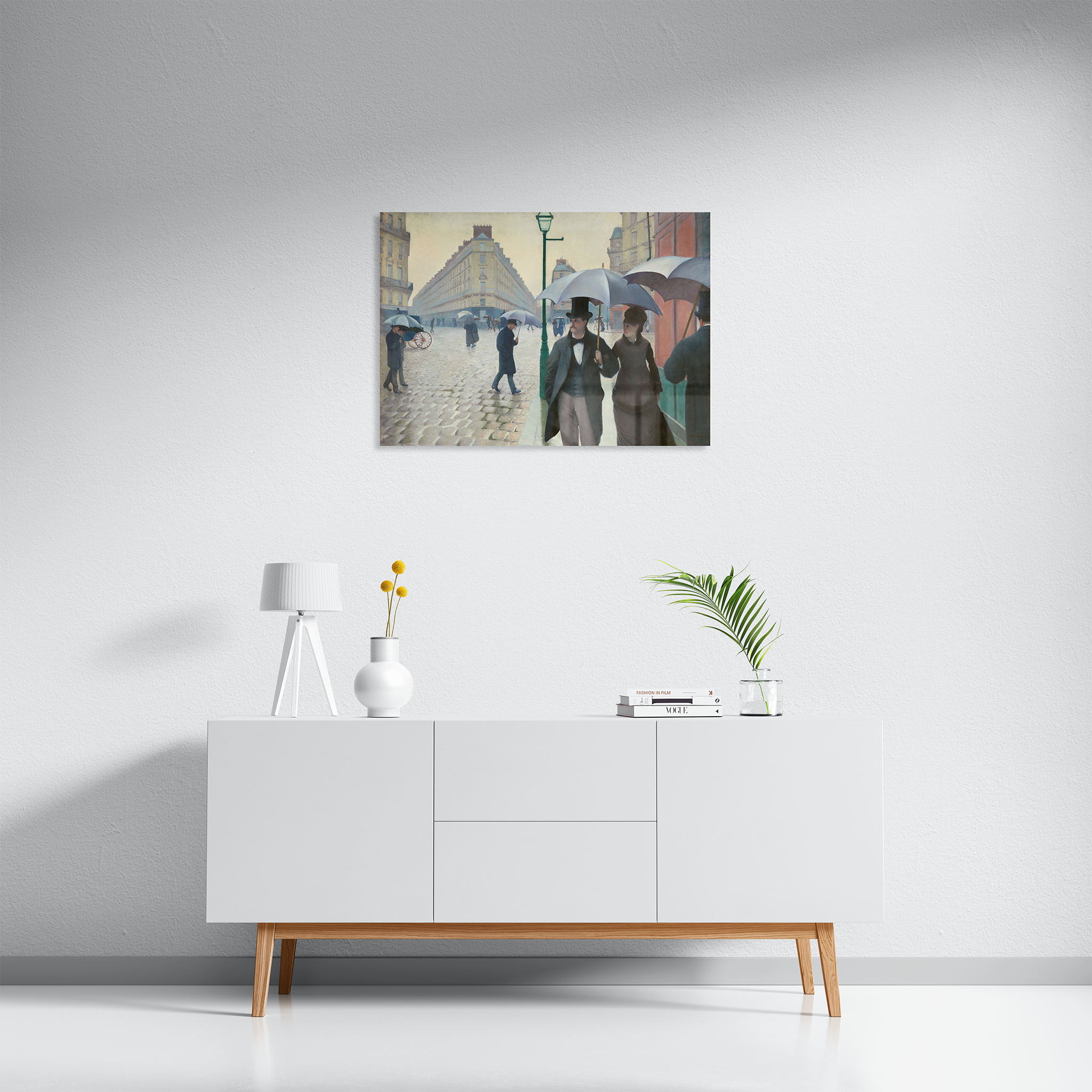 Paris Street In Rainy Weather by Gustave Caillebotte