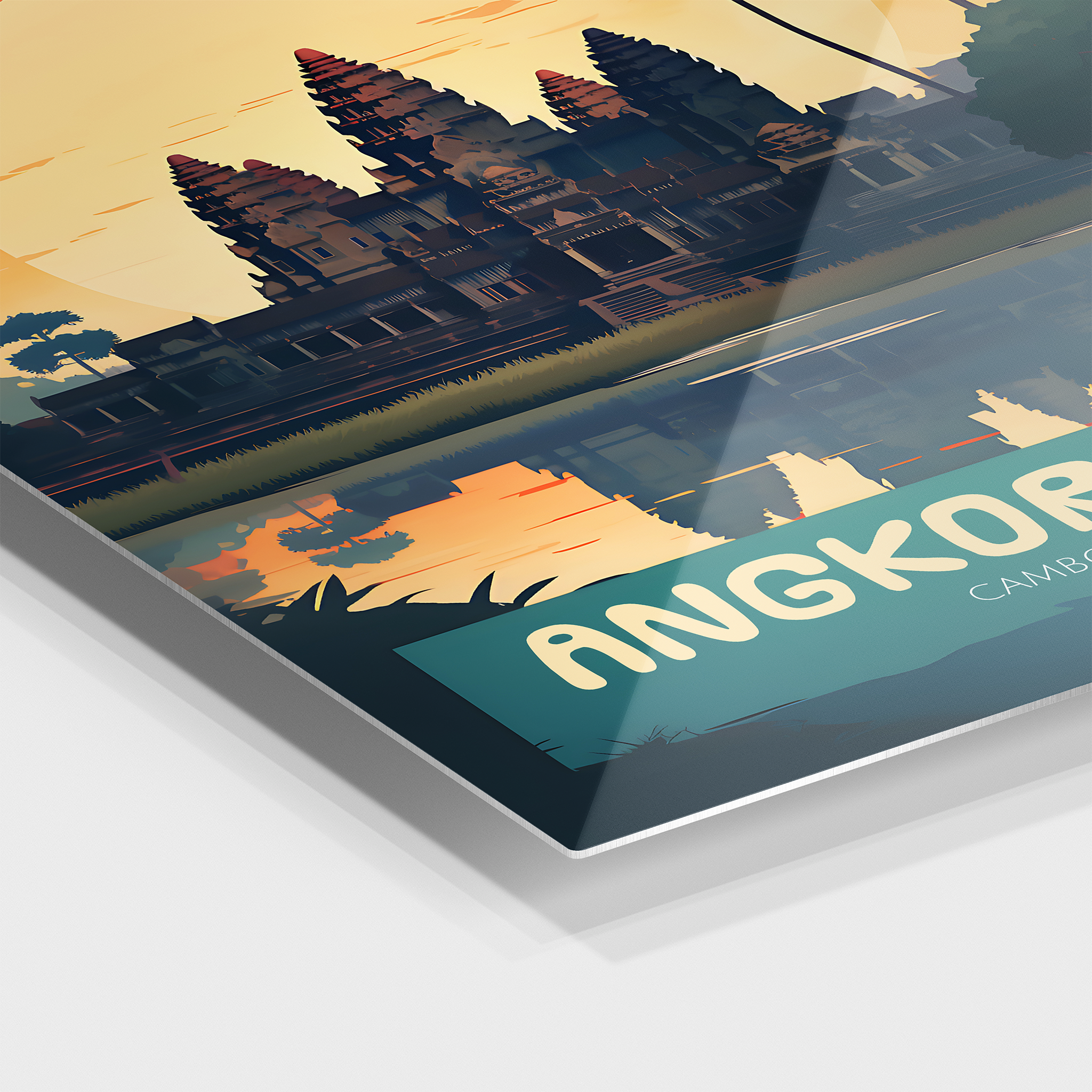 Angkor Wat Travel Poster