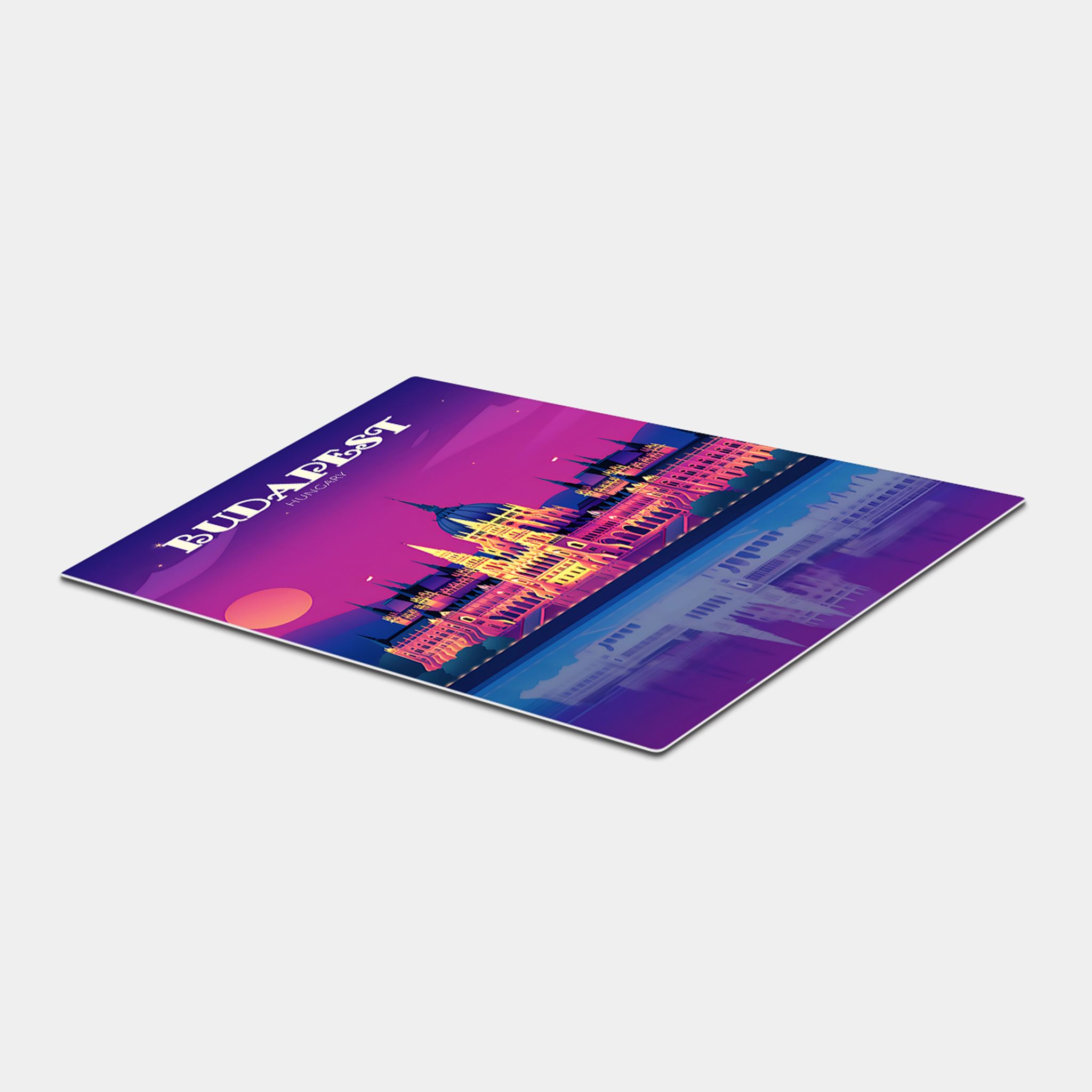 Budapest Travel Poster