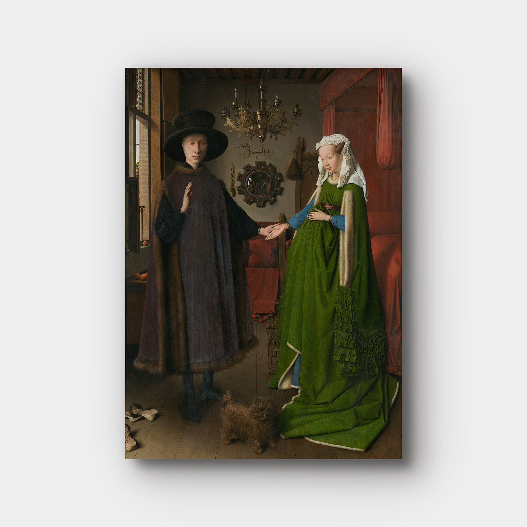 The Arnolfini Portrait by Jan van Eyck