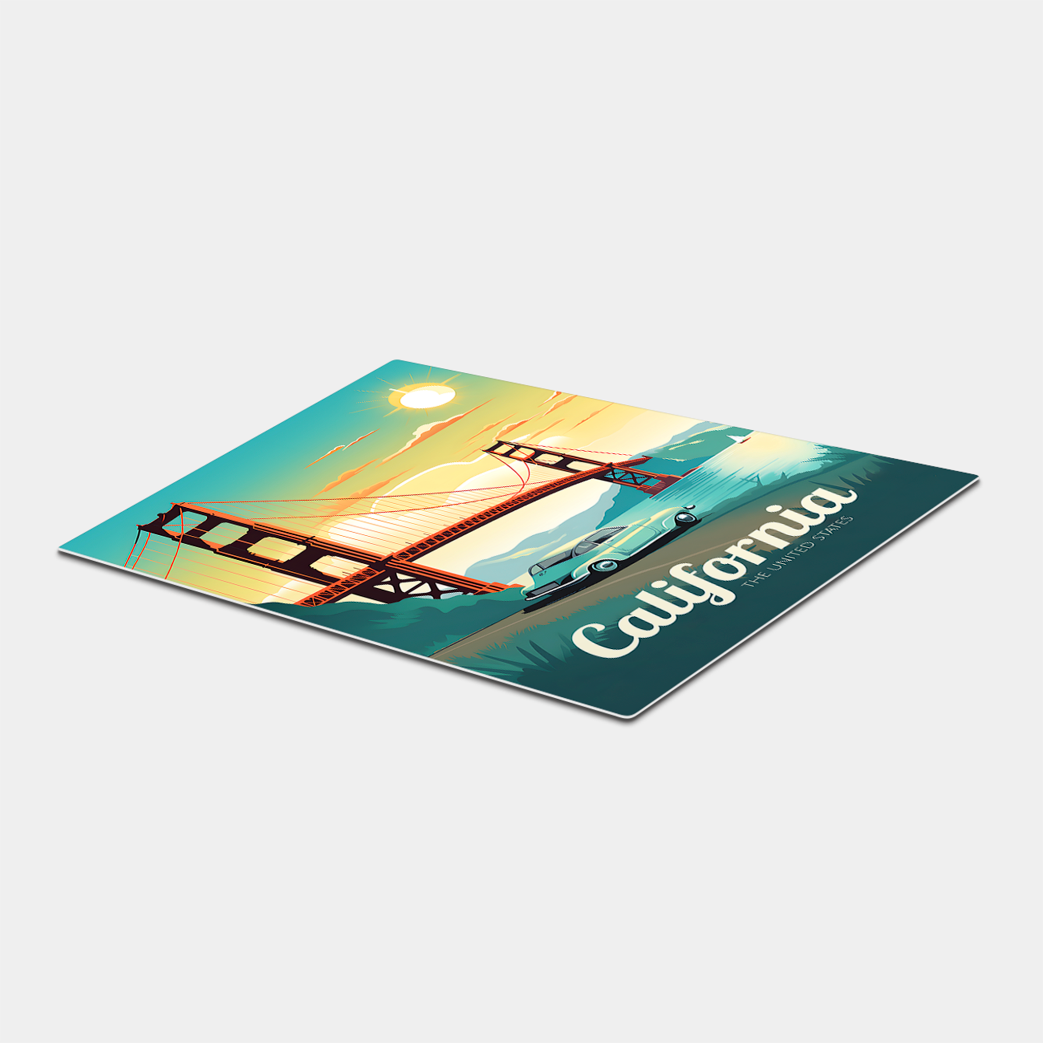 California Travel Poster