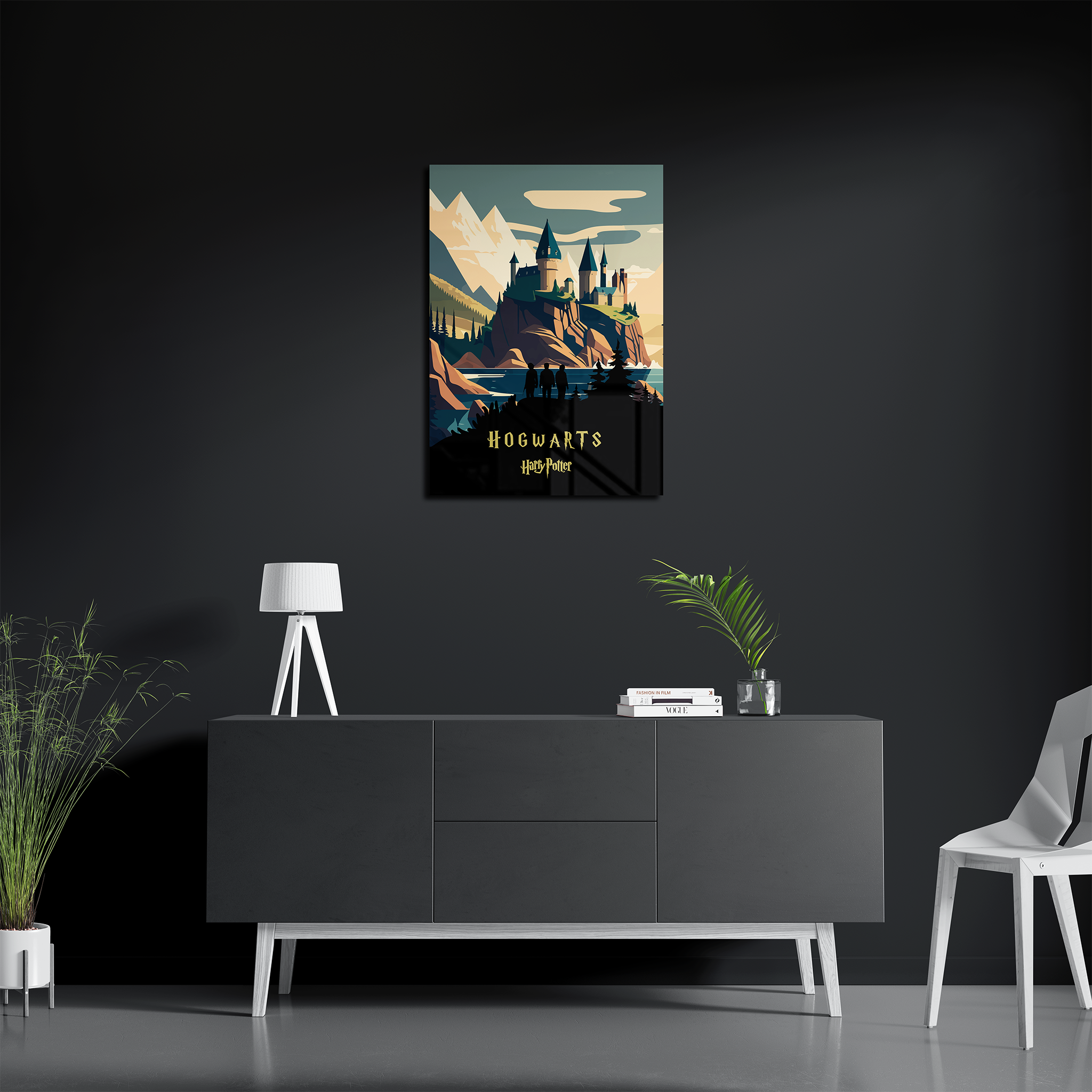 Hogwarts Inspired Minimalistic Art