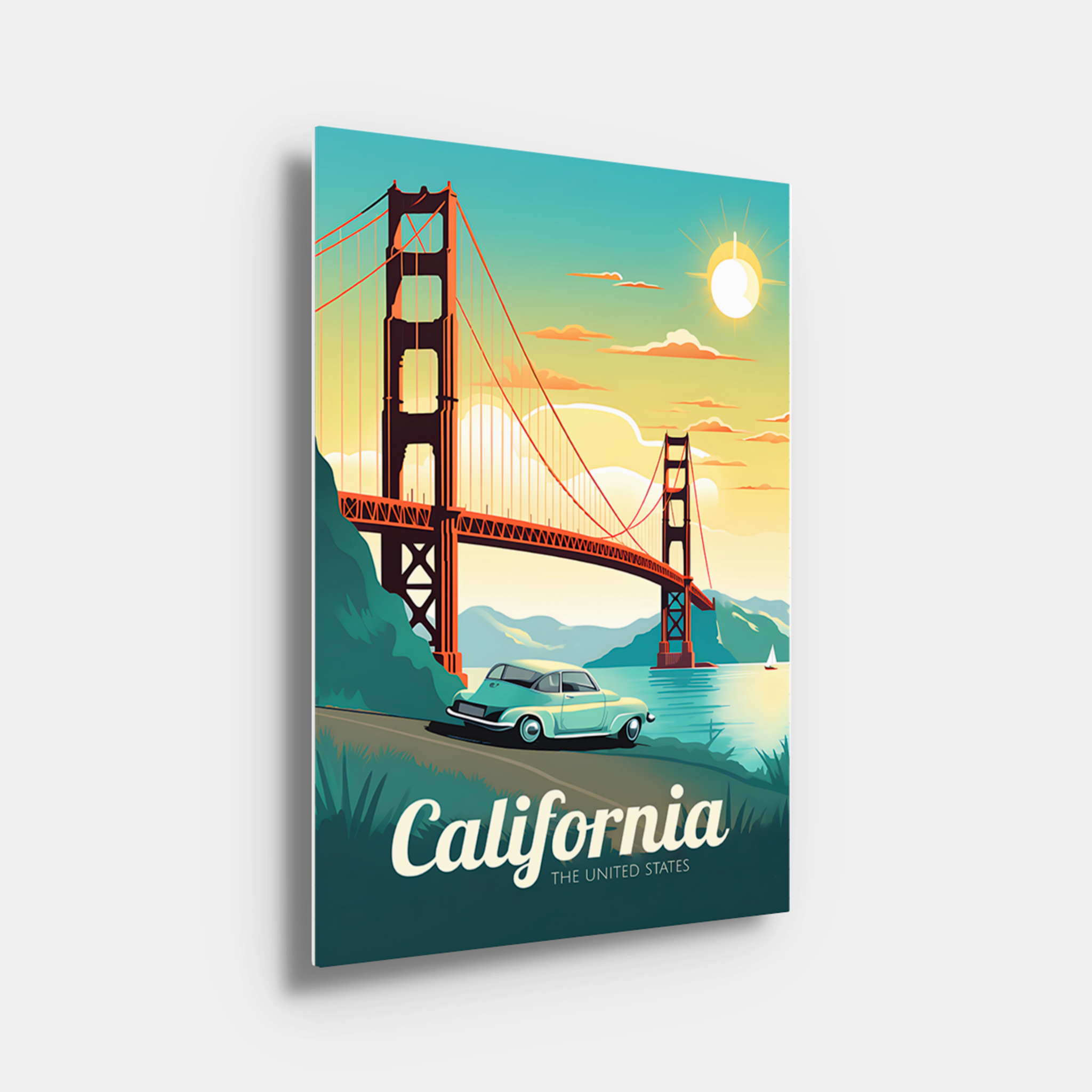 California Travel Poster