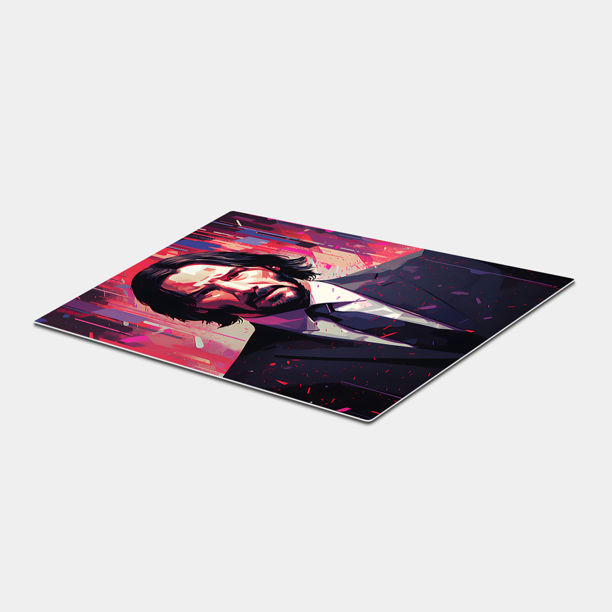 John Wick Pink Paint Art