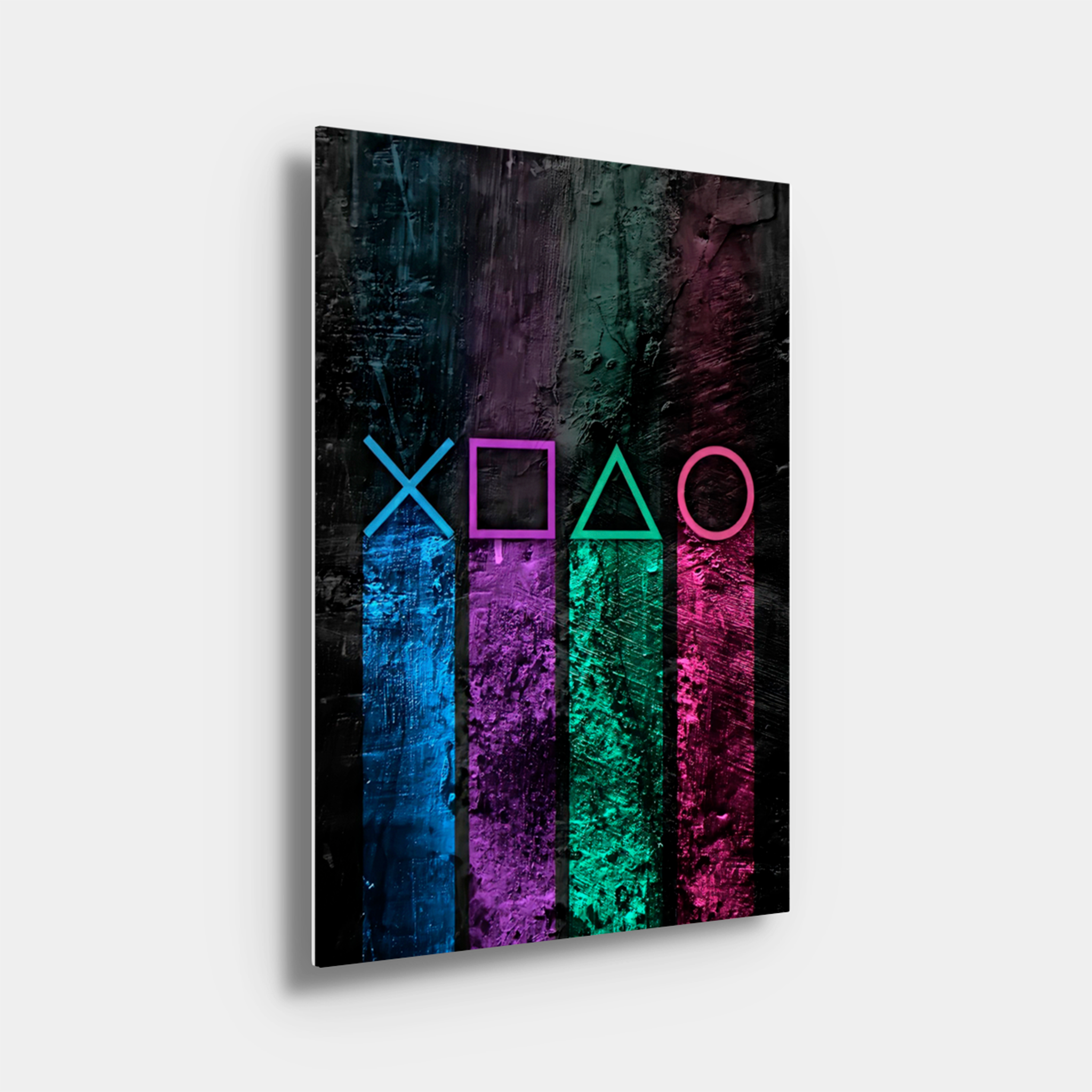 PlayStation Symbols Paint Art