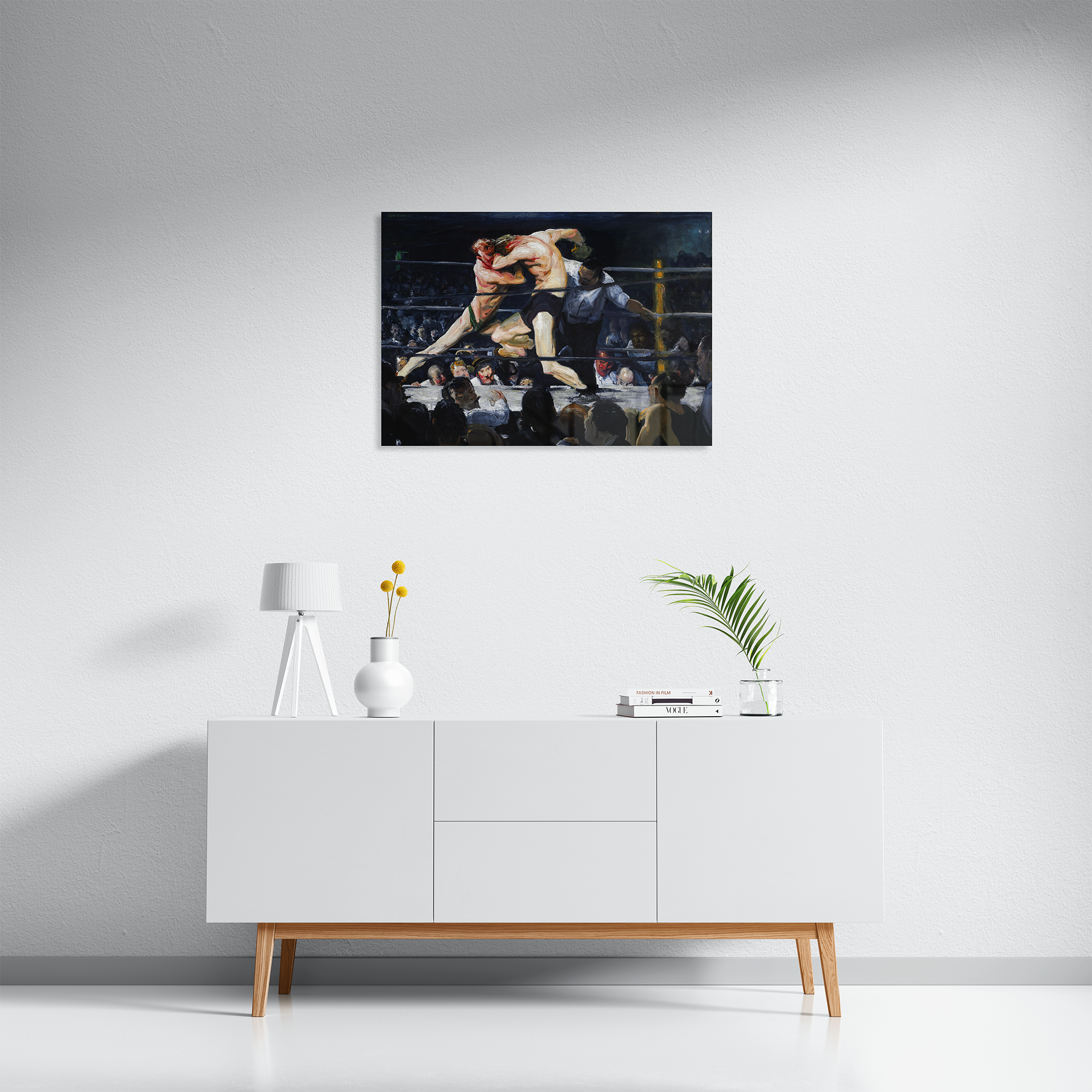 Stag Night At Sharkeys by George Bellows