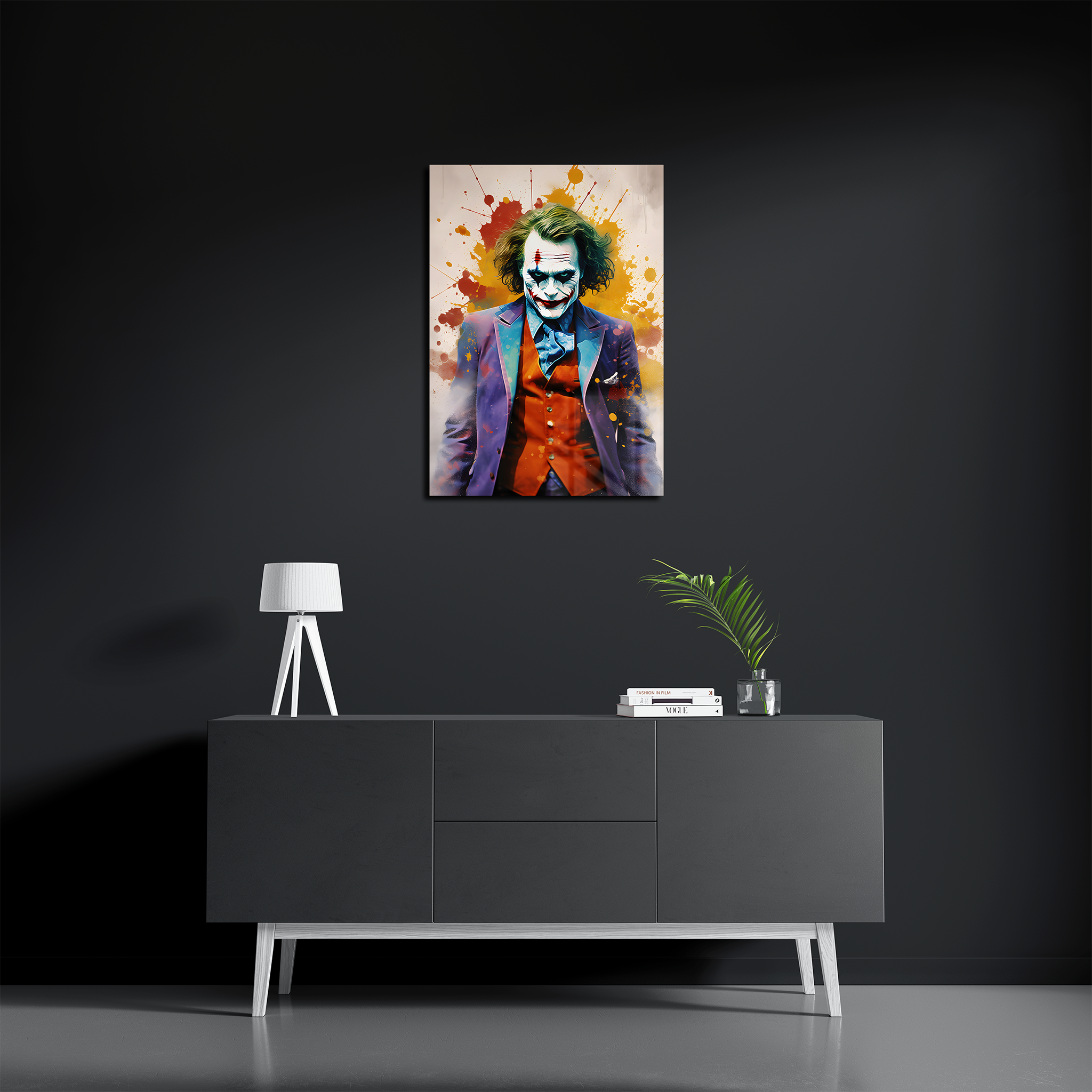 Joker Rainbow Splash Art