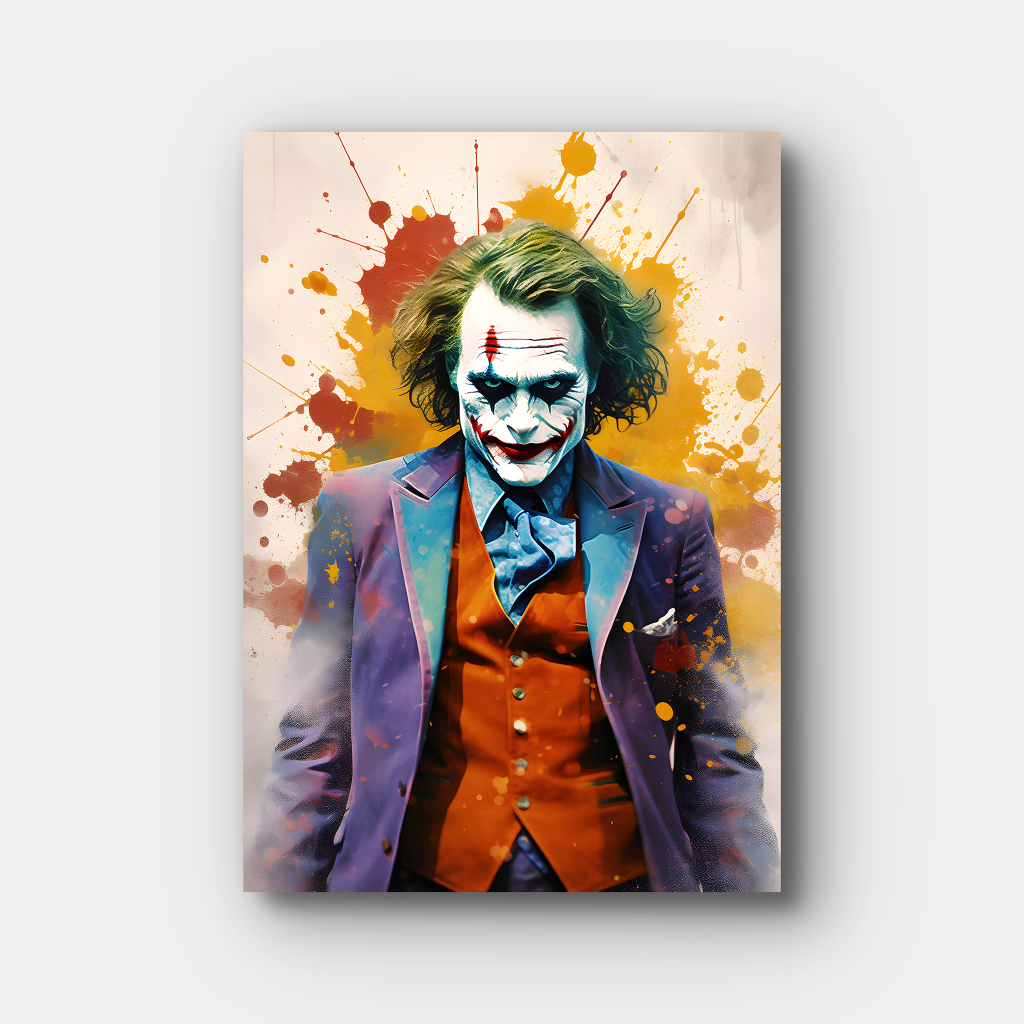 Joker Rainbow Splash Art