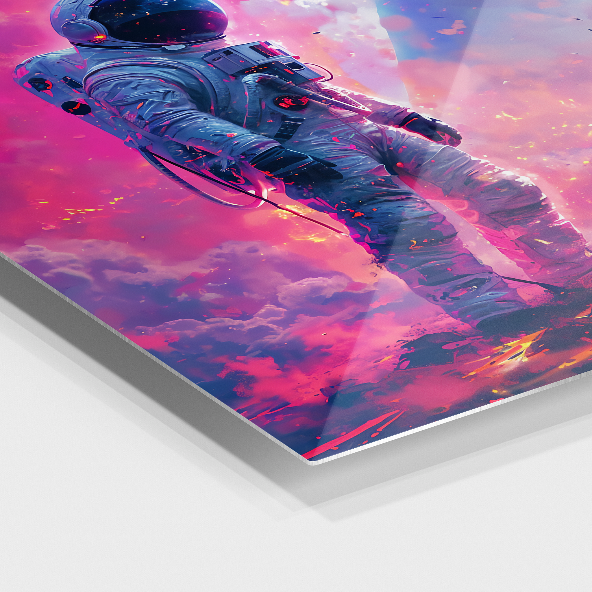 Astronaut On Pink Planet