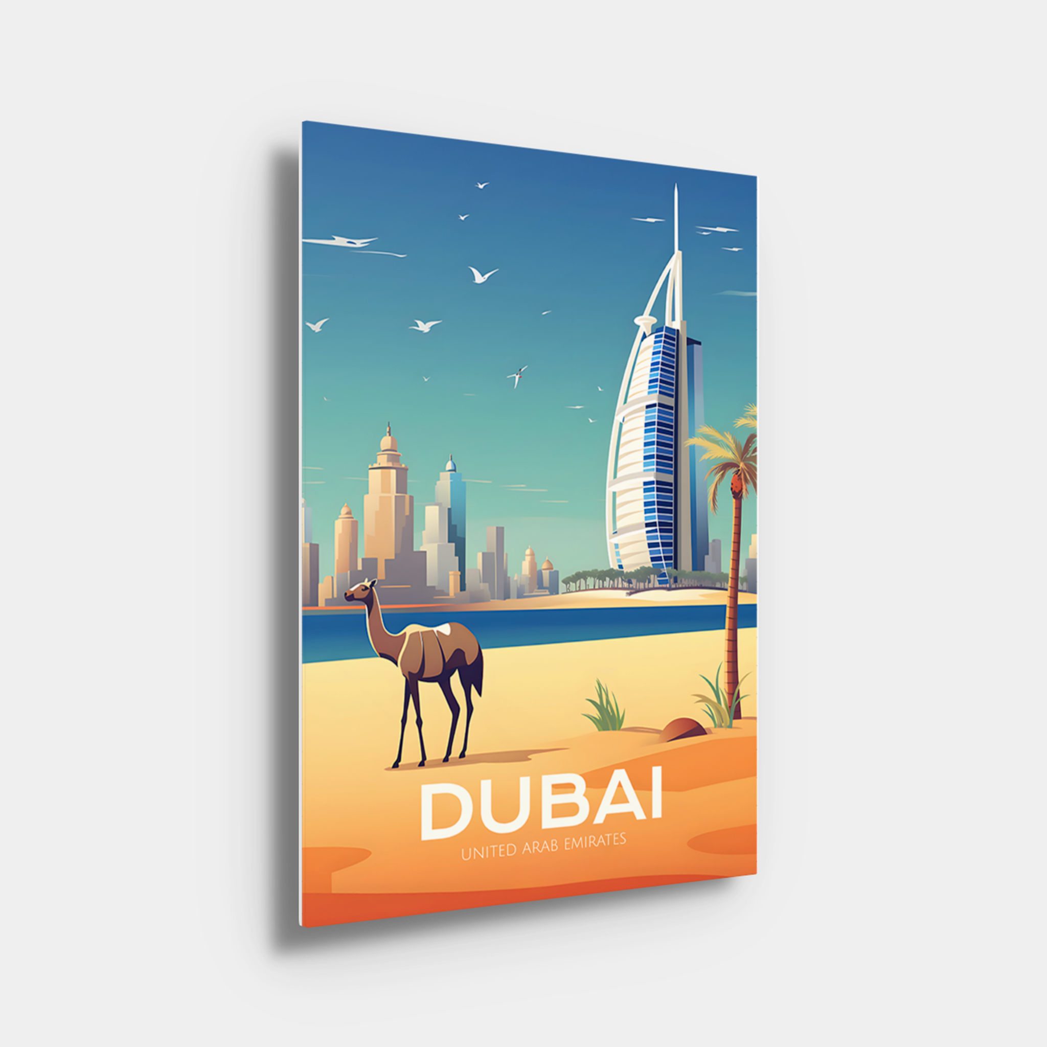 Dubai Travel Poster