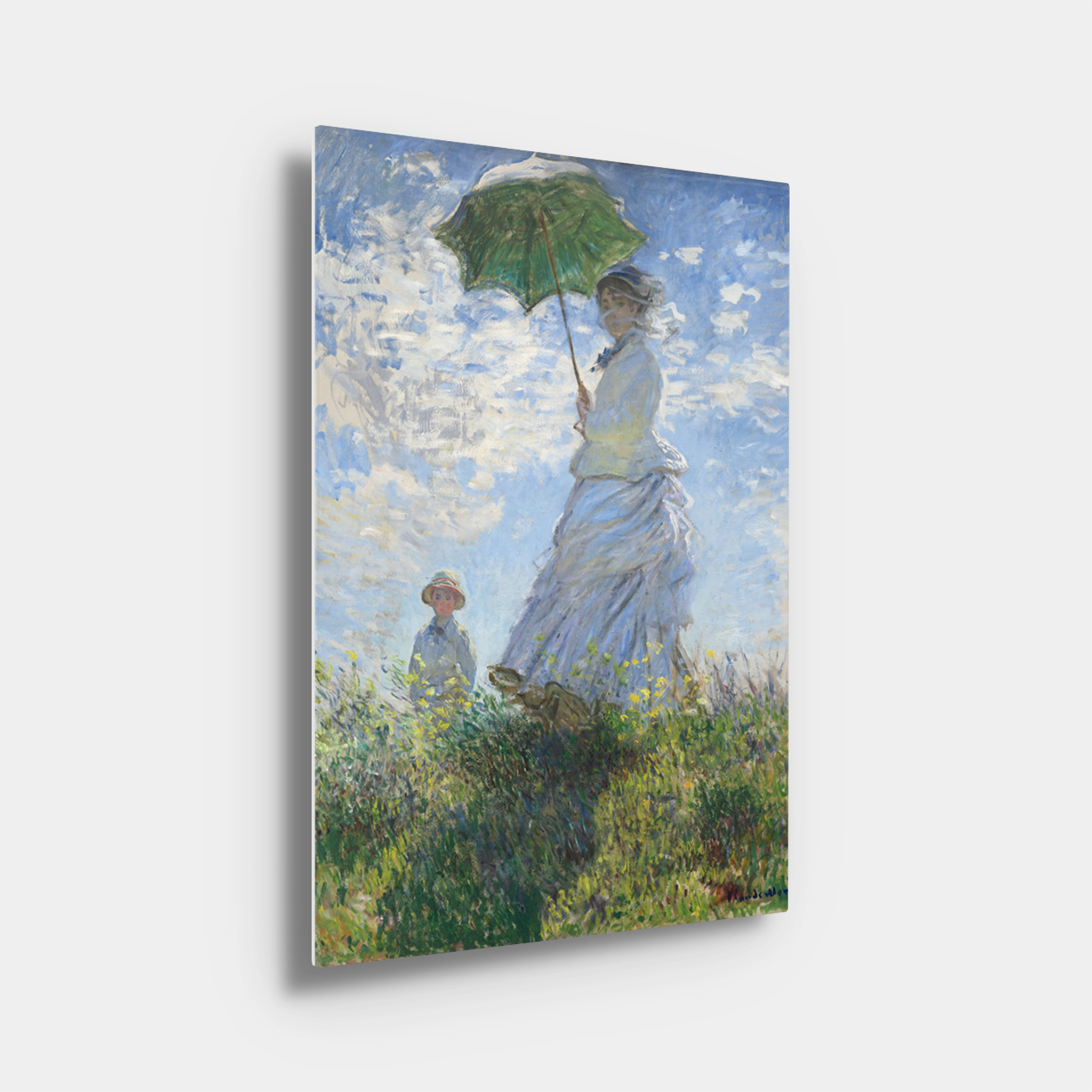 The Woman with a Parasol by Claude Oscar Monet