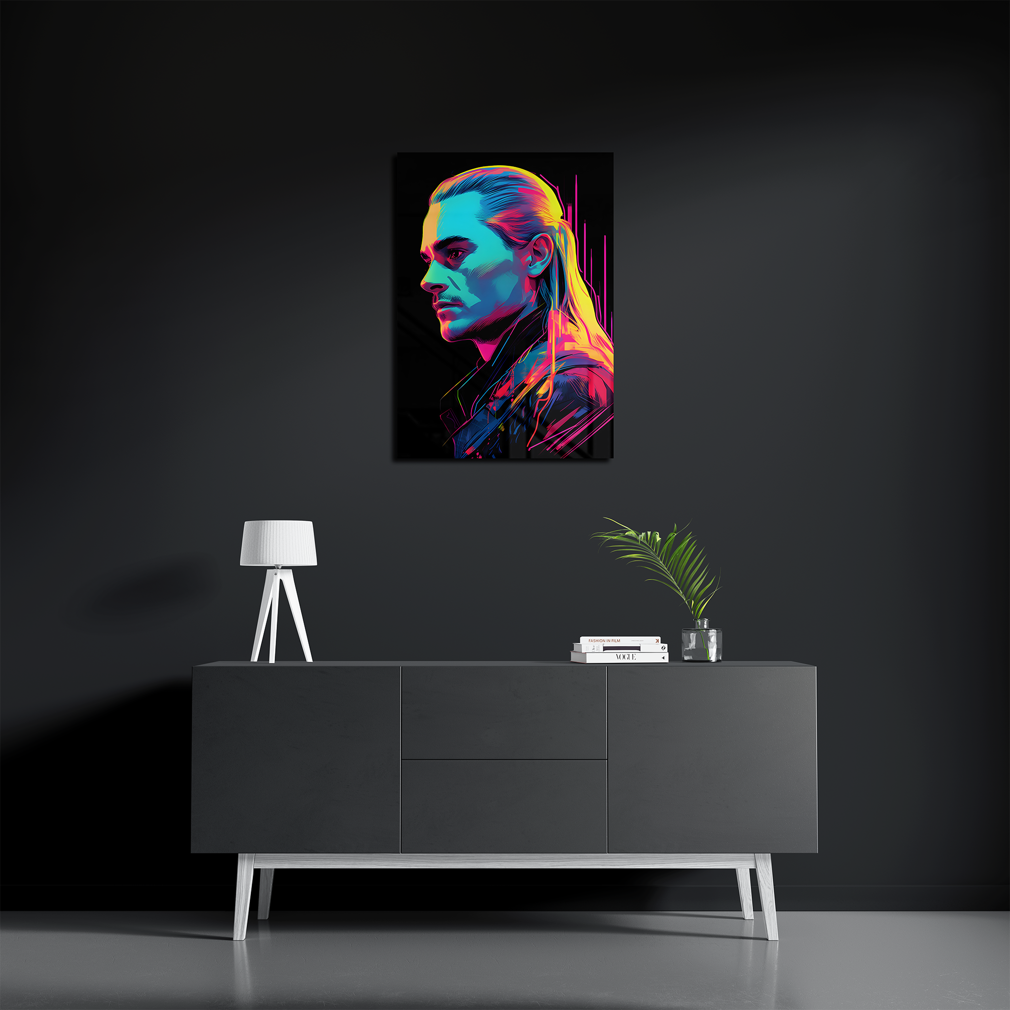 Legolas Rainbow Paint Art