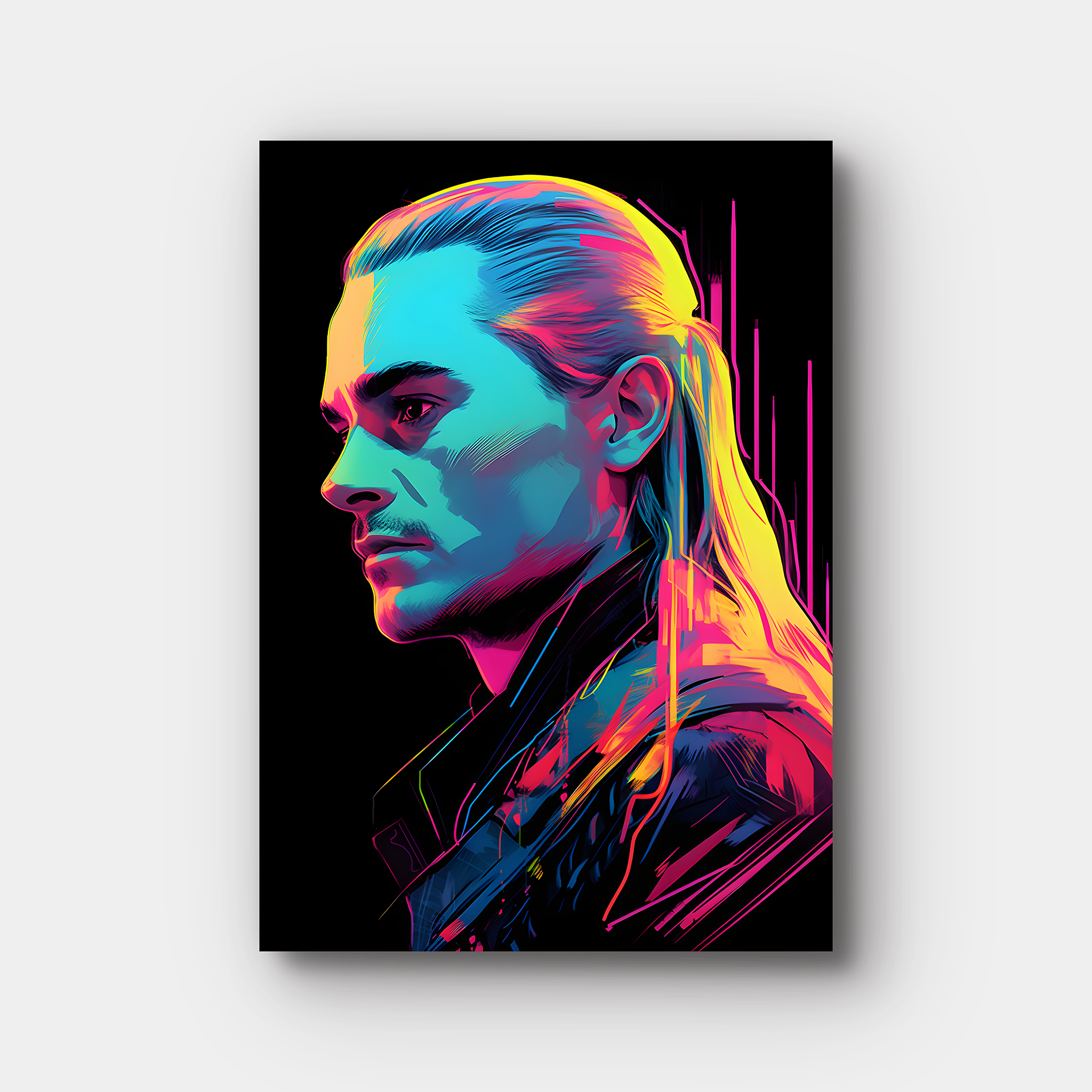 Legolas Rainbow Paint Art