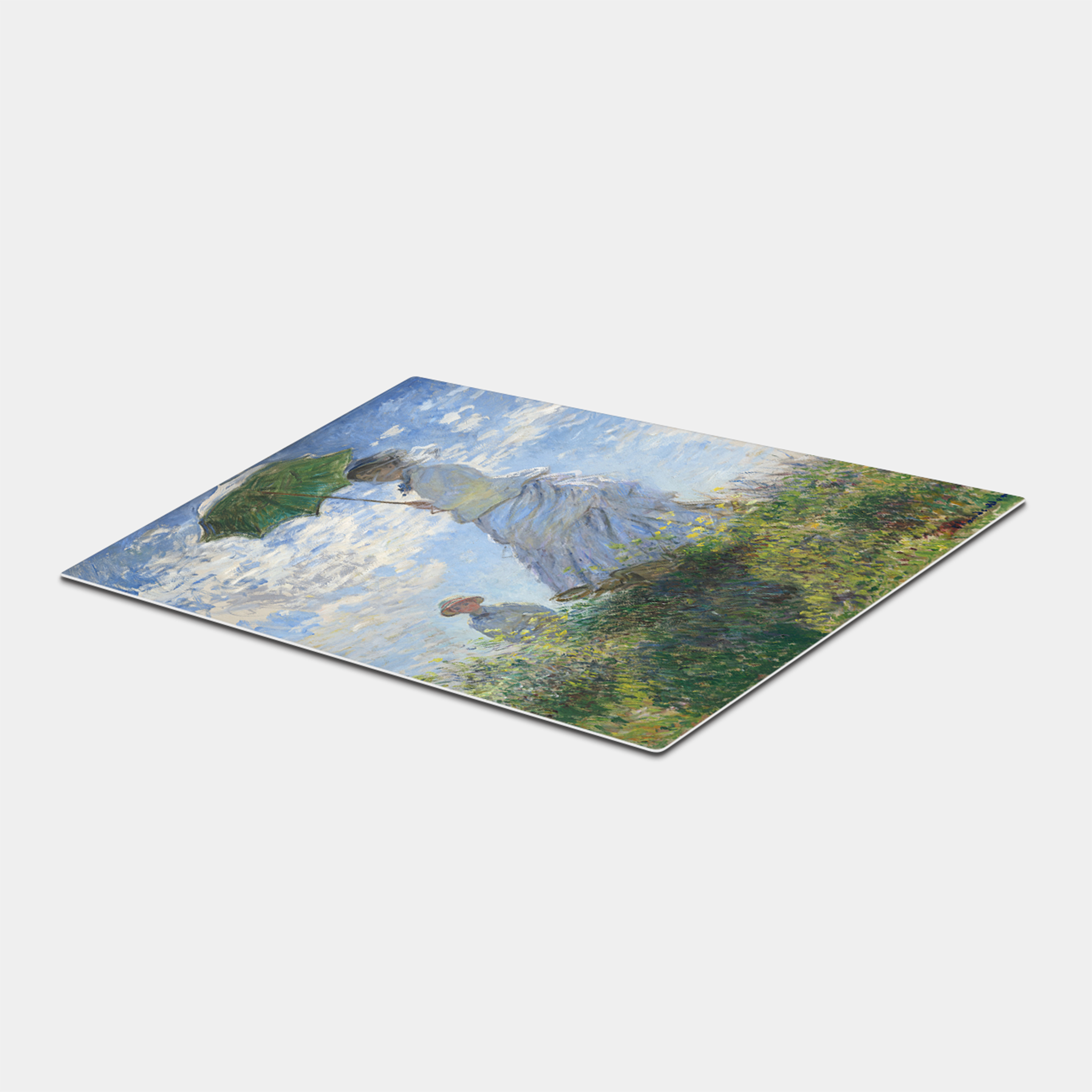 The Woman with a Parasol by Claude Oscar Monet