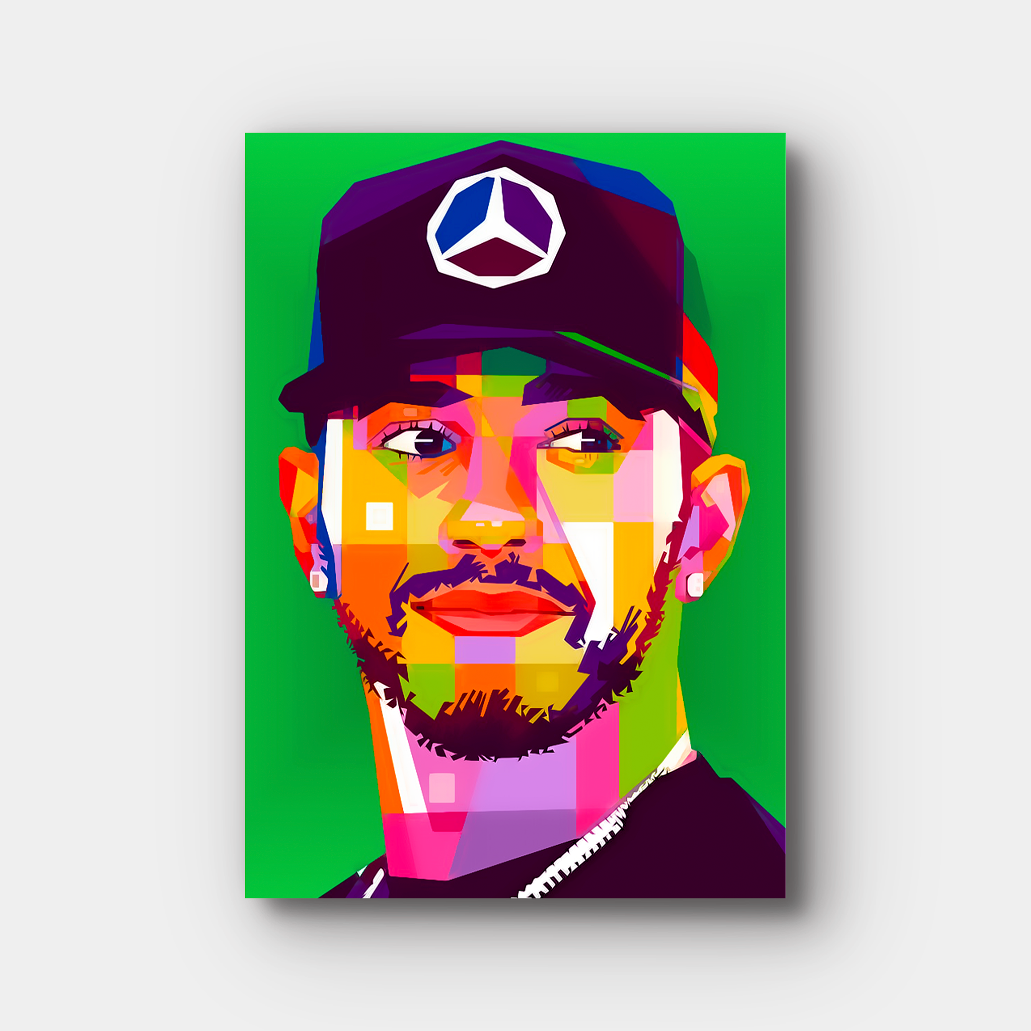 Lewis Hamilton Pixel Art