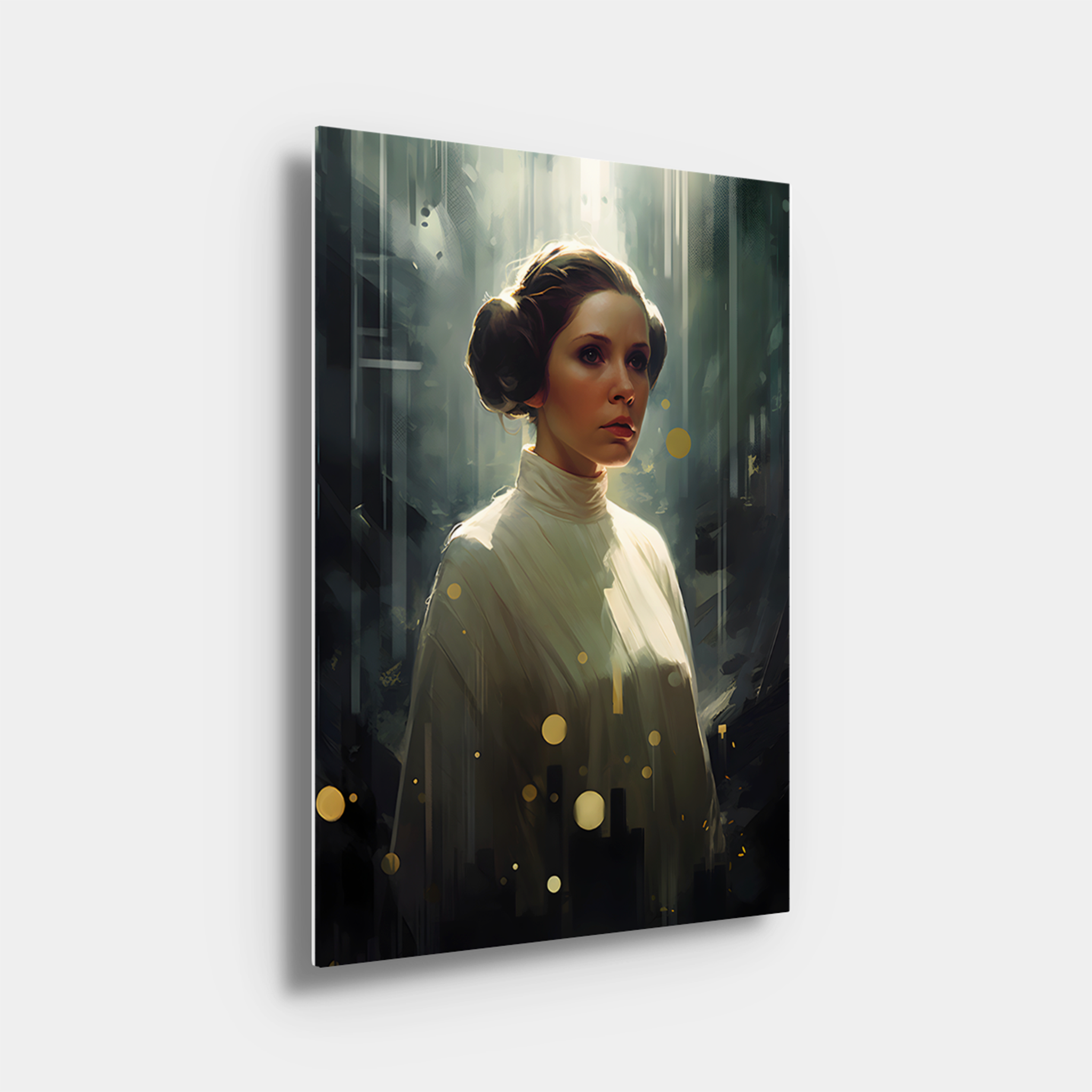 Princess Leia Paint Art
