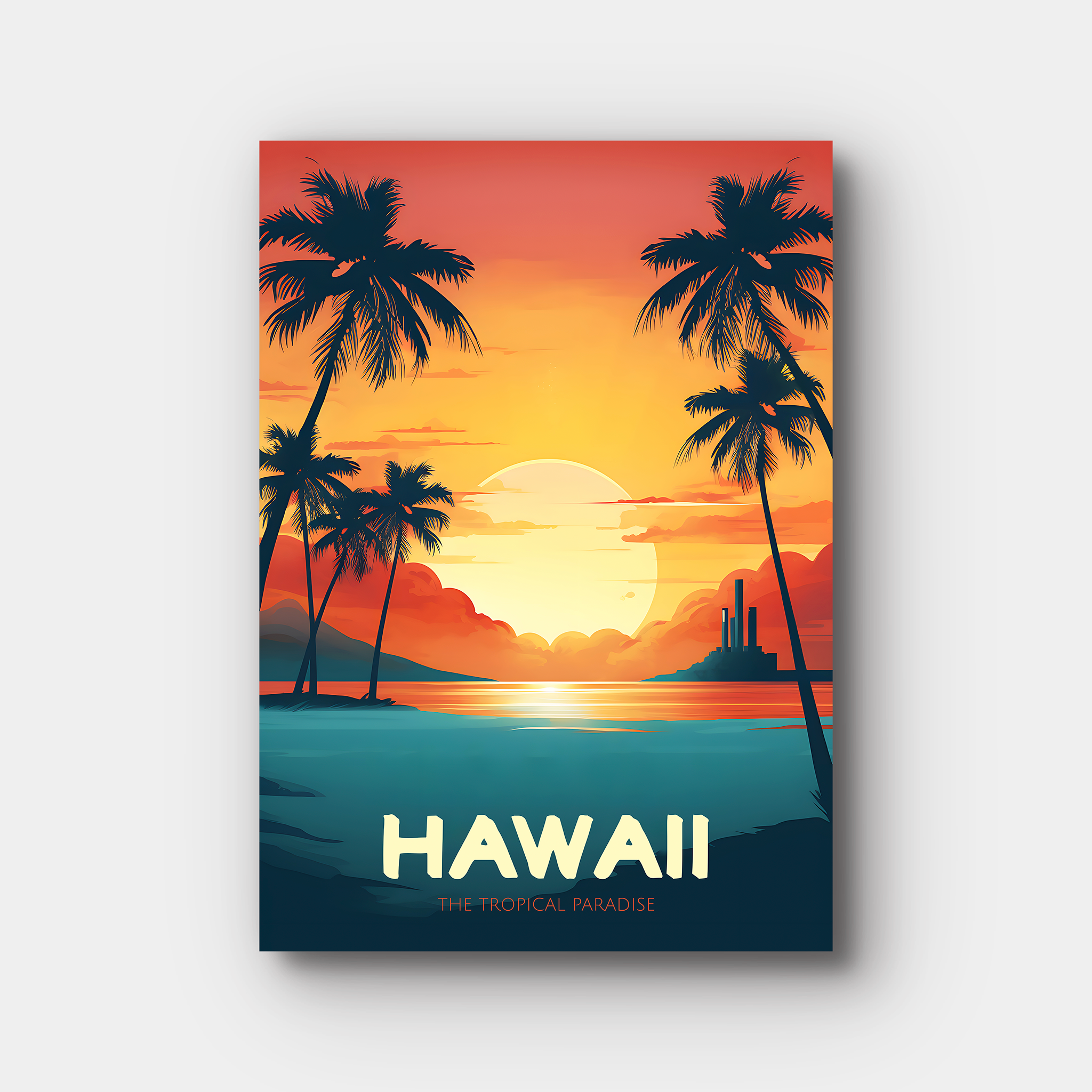 Hawaii Travel Poster