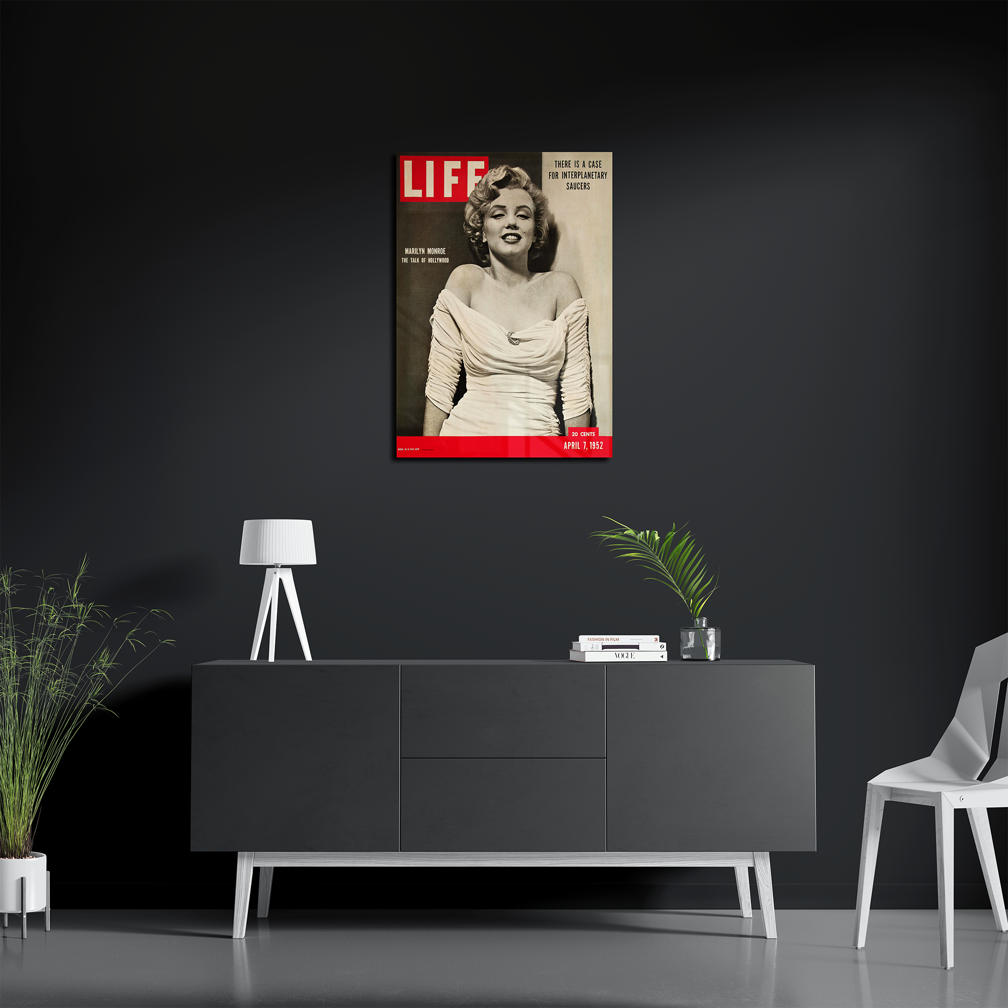 Marilyn Monroe 1952 Life Cover Vintage Poster