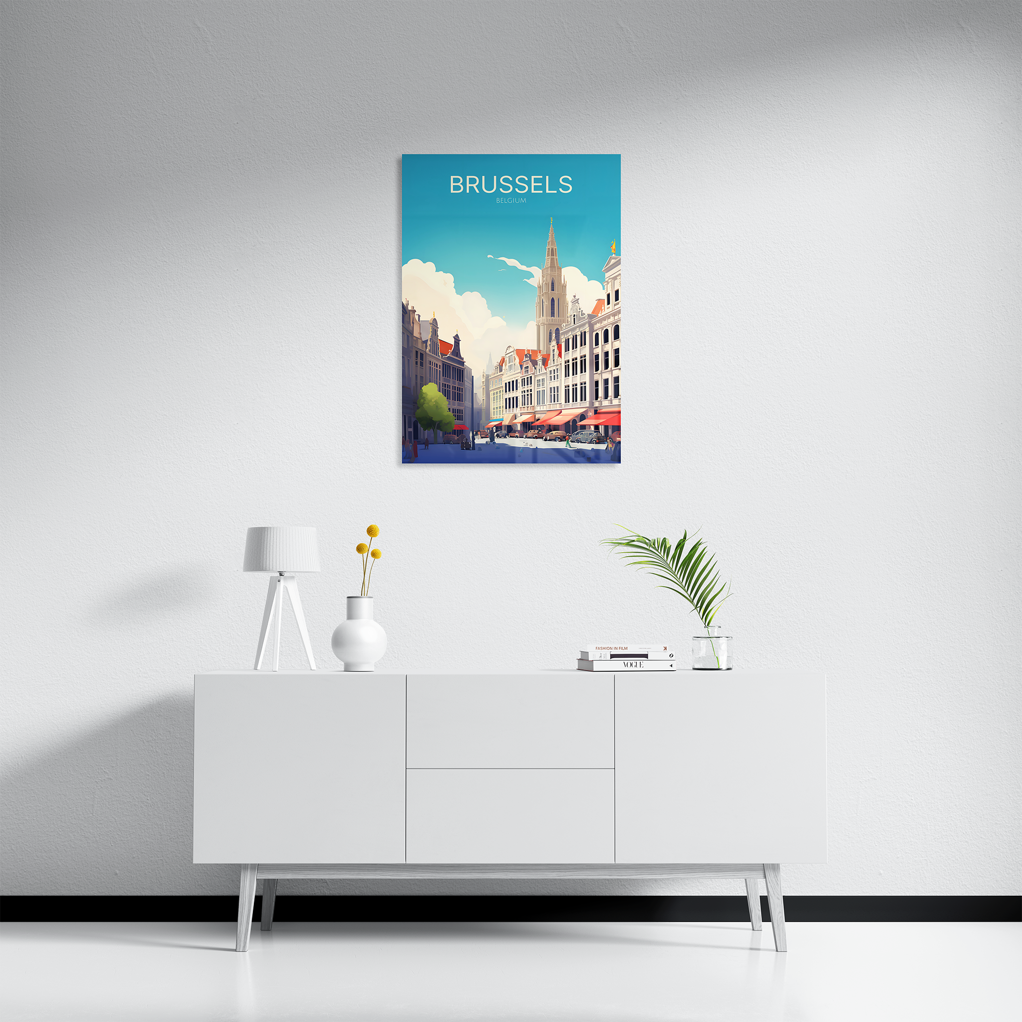 Brussels Travel Poster