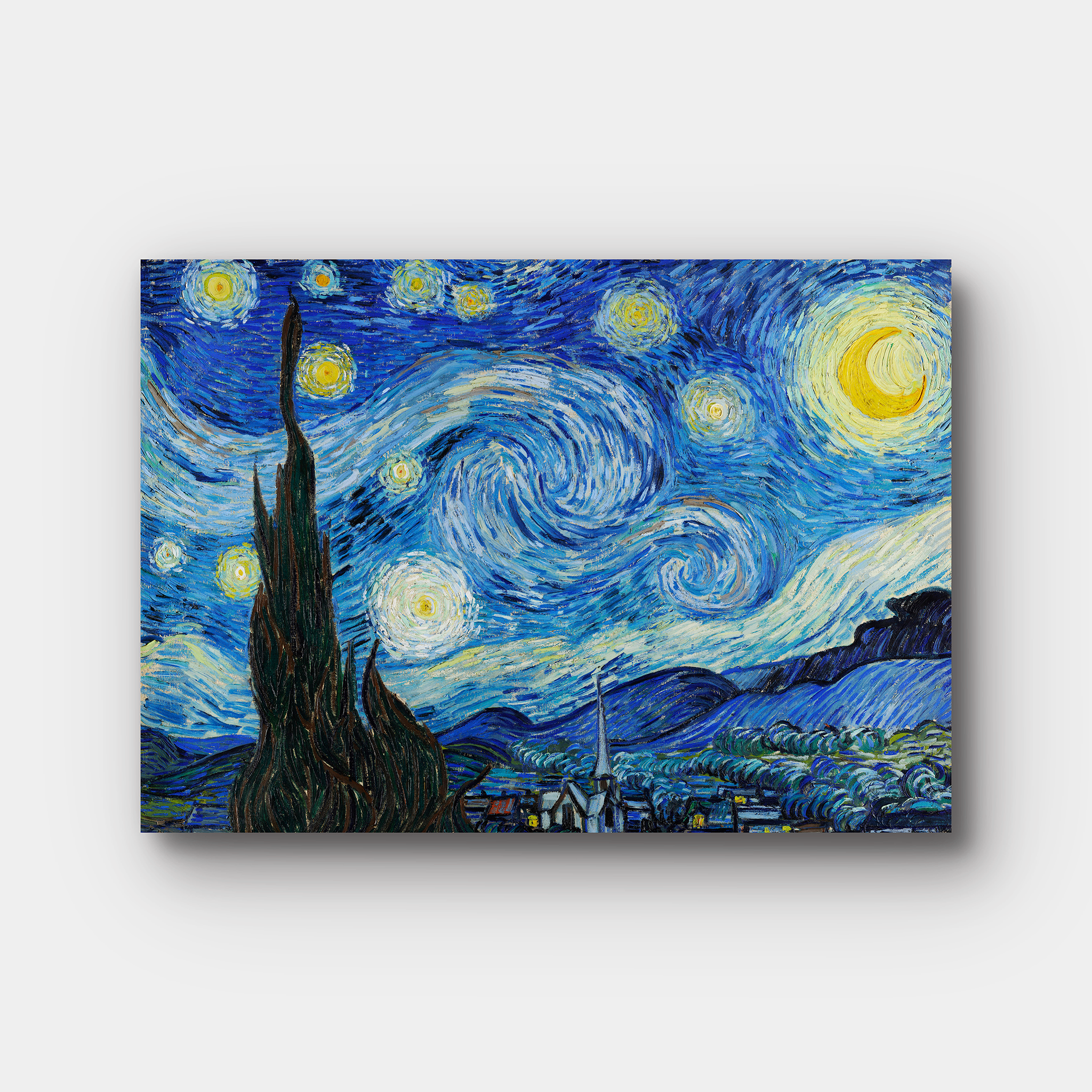 The Starry Night By Vincent Van Gogh