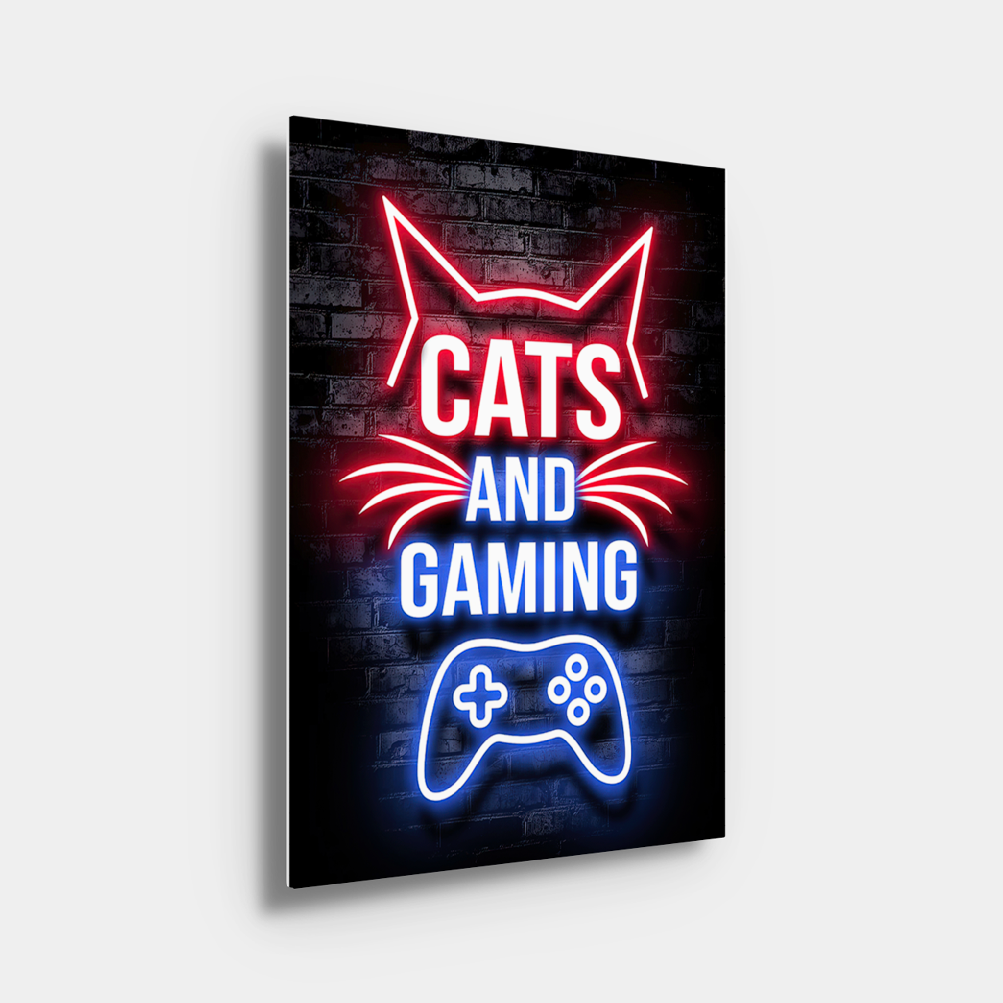 Cats And Gaming Neon Lights