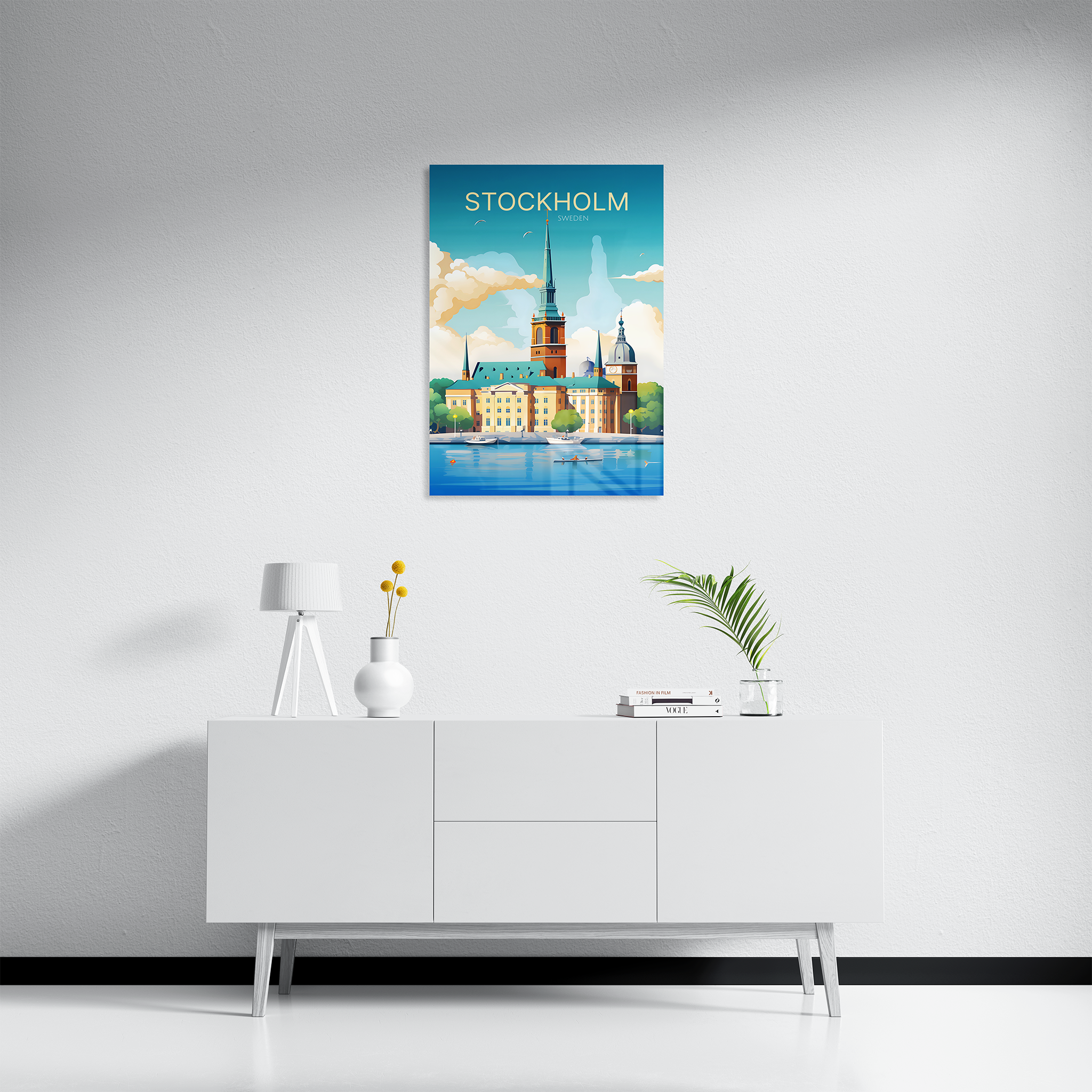 Stockholm Travel Poster