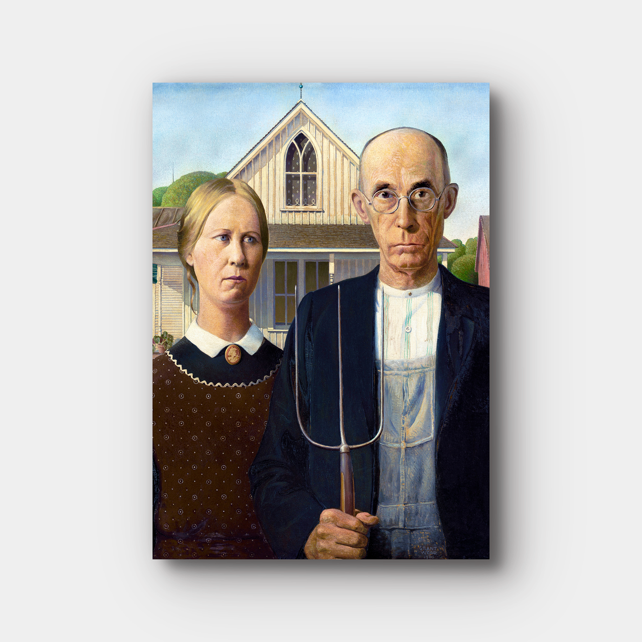 American Gothic by Grant Wood