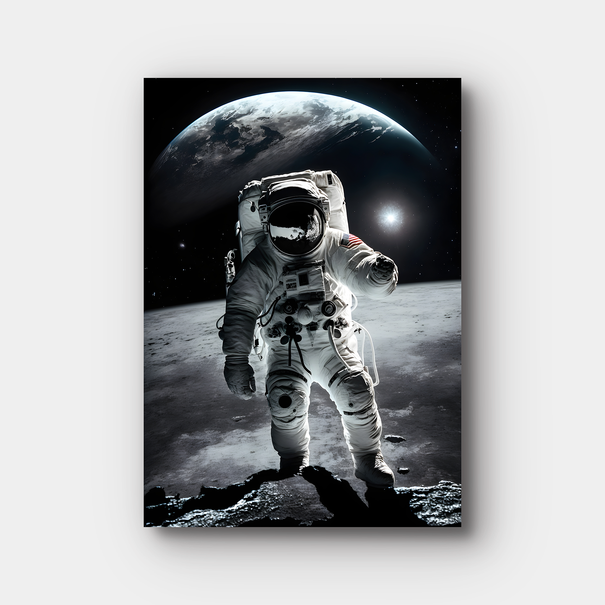 American Astronaut Landing