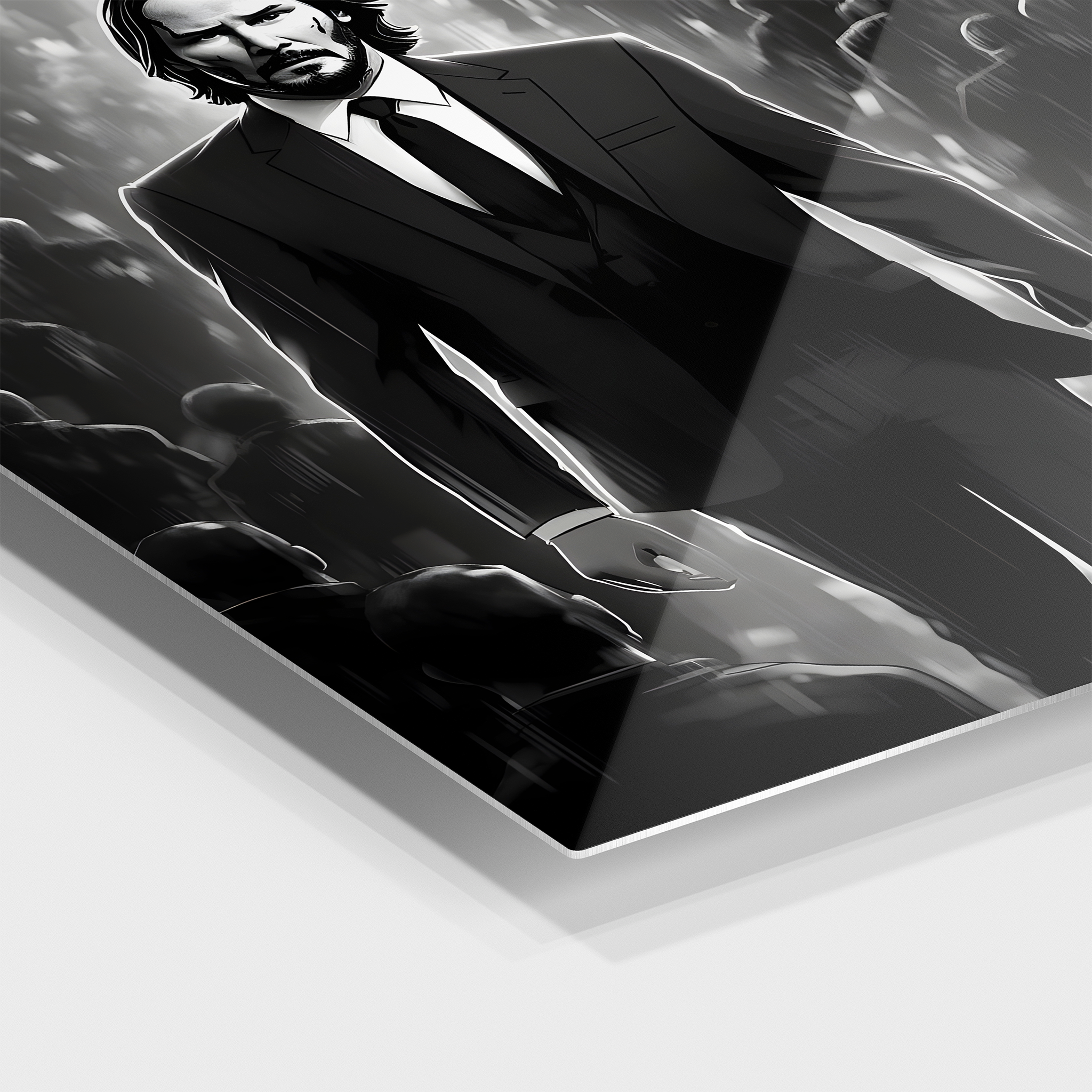 John Wick Monochromatic Art