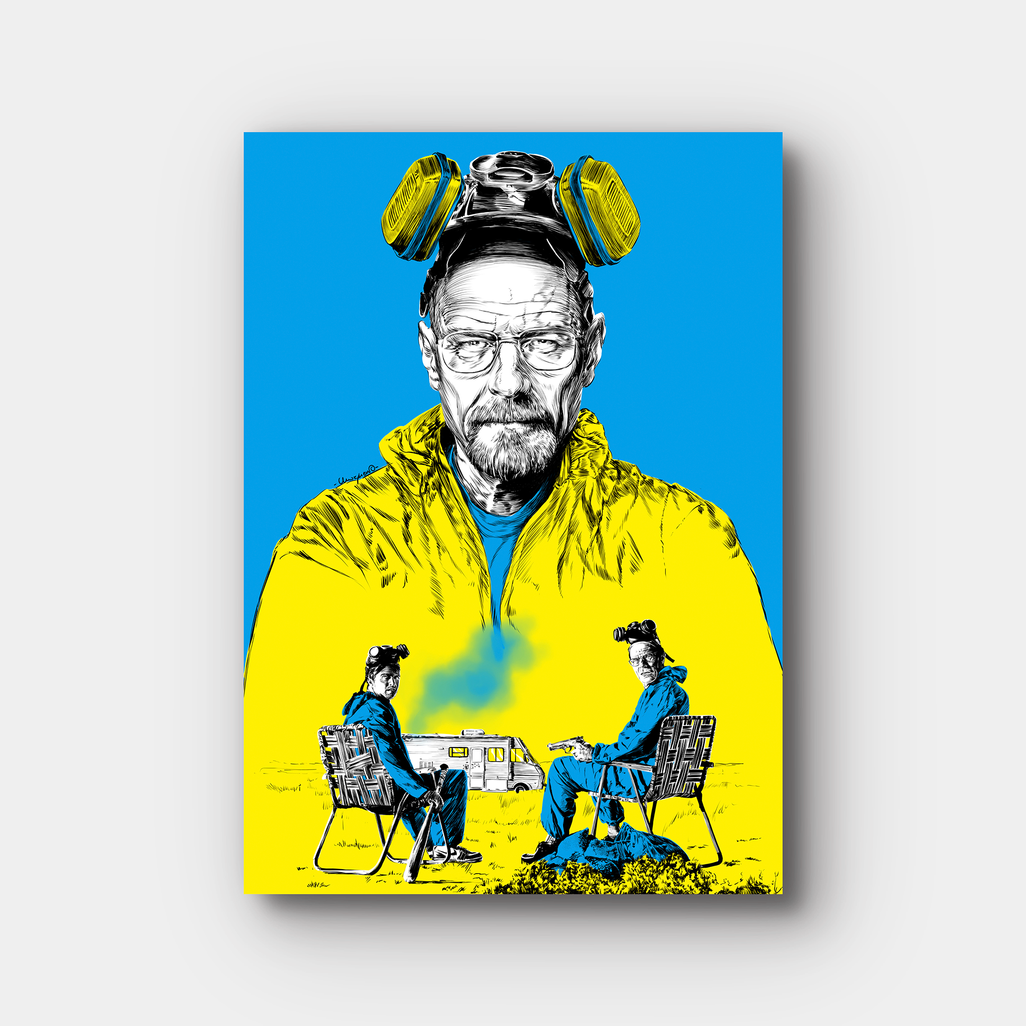 Breaking Bad Cartoon Art