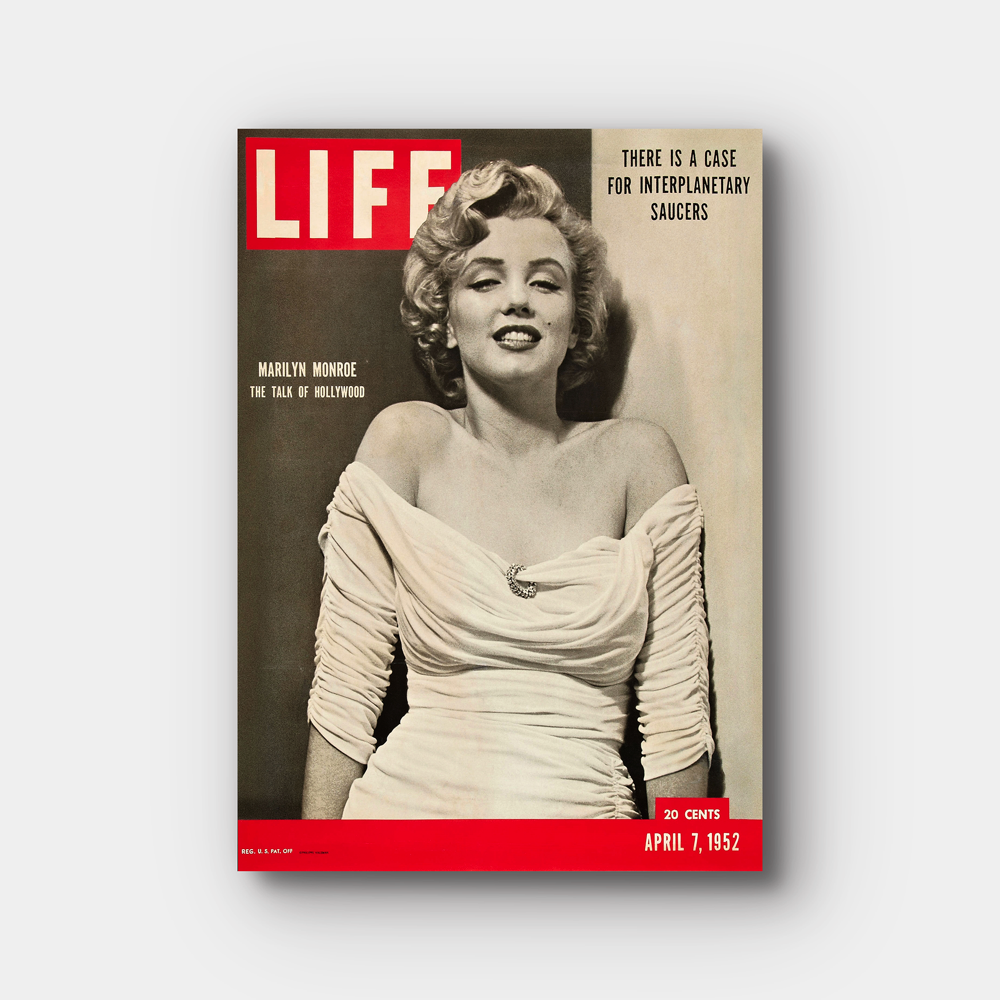 Marilyn Monroe 1952 Life Cover Vintage Poster