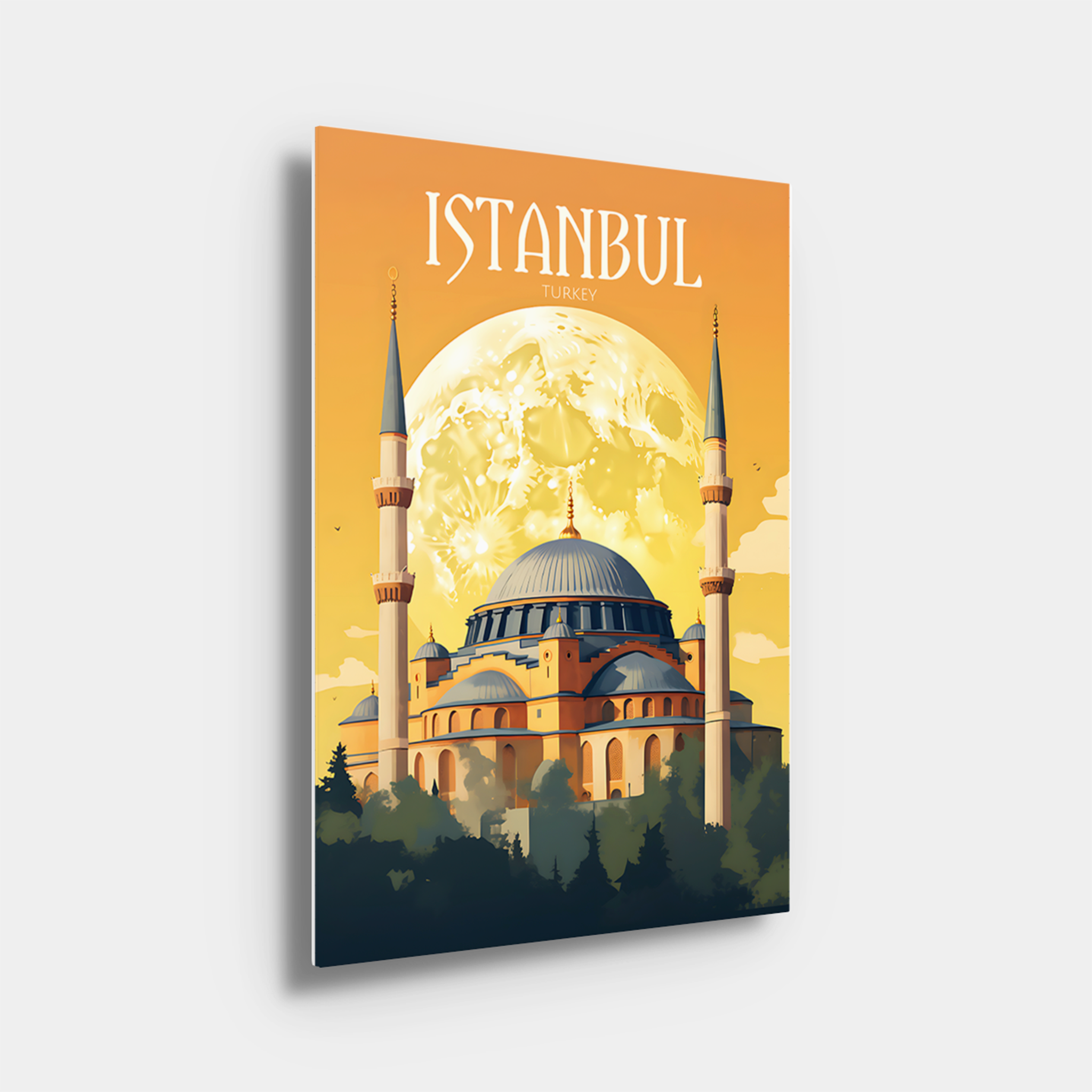 Istanbul Travel Poster