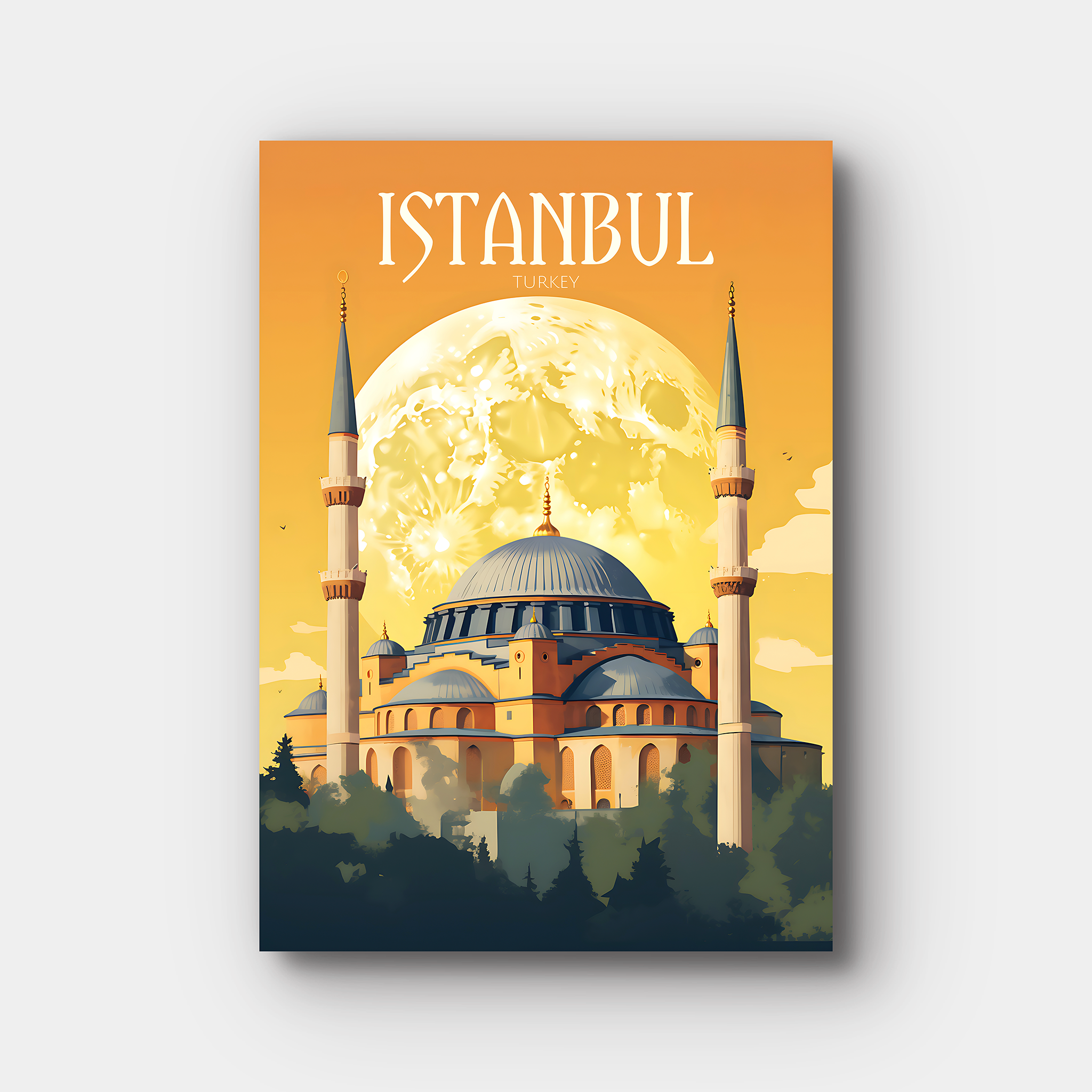 Istanbul Travel Poster