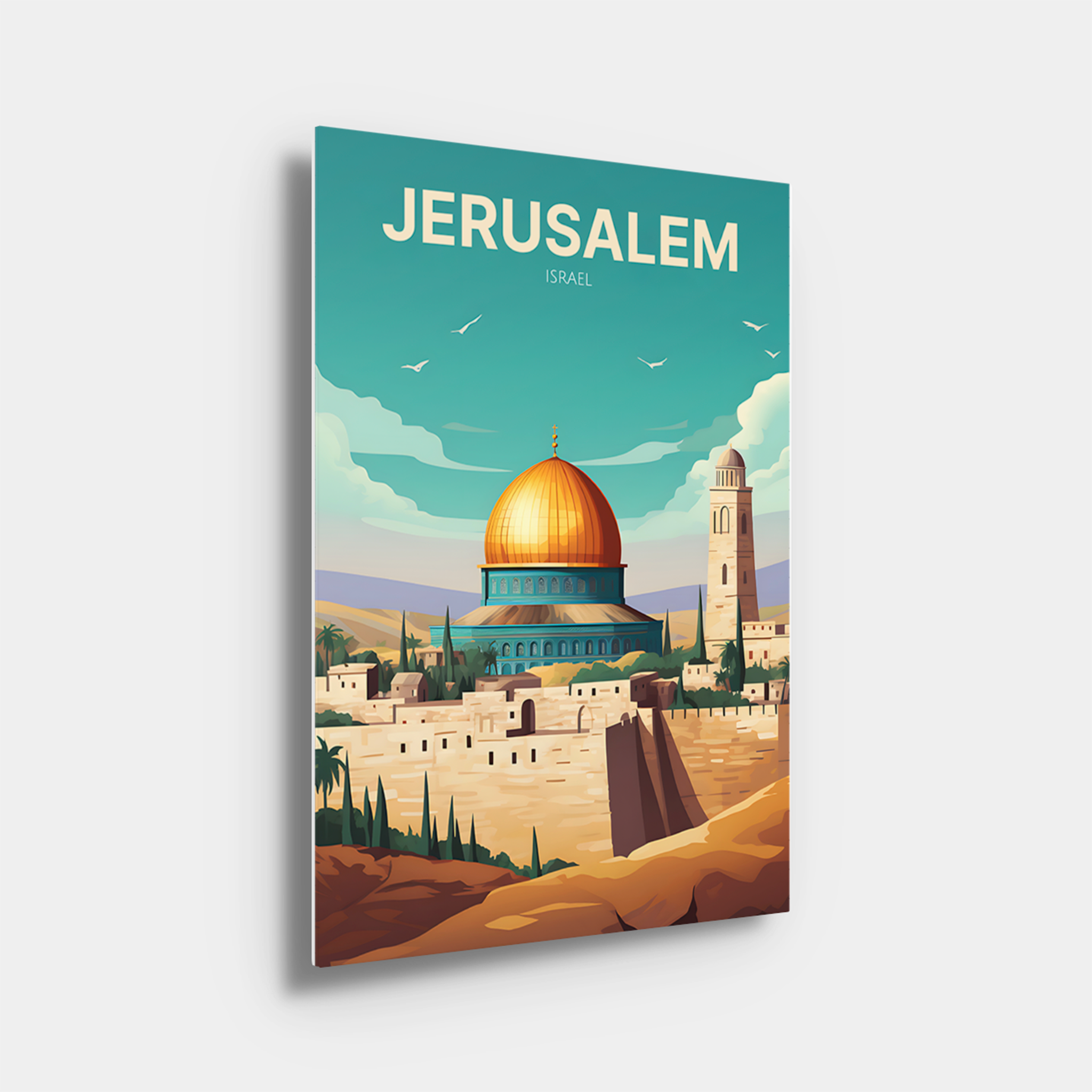 Jerusalem Travel Poster