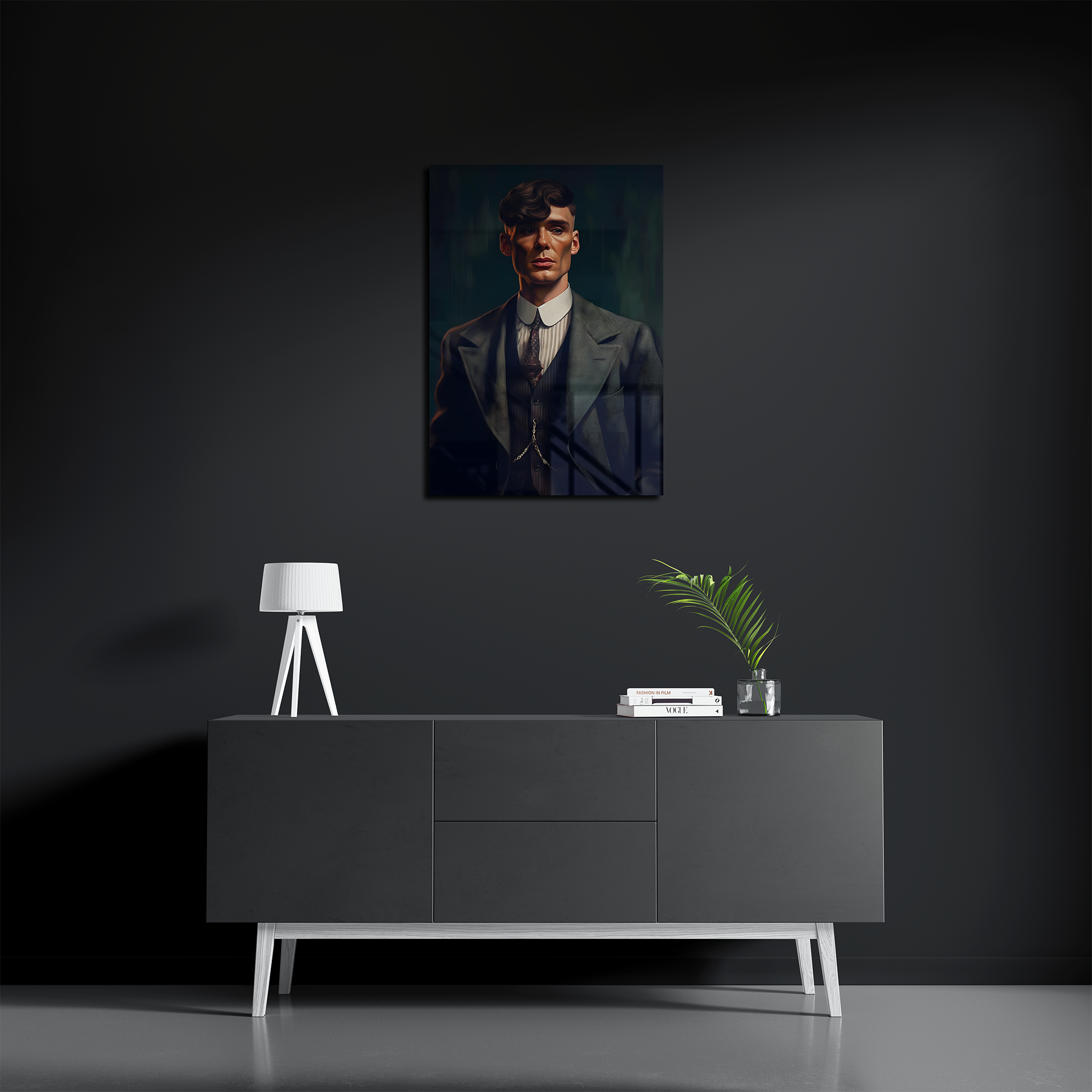 Thomas Shelby Painting Portrait