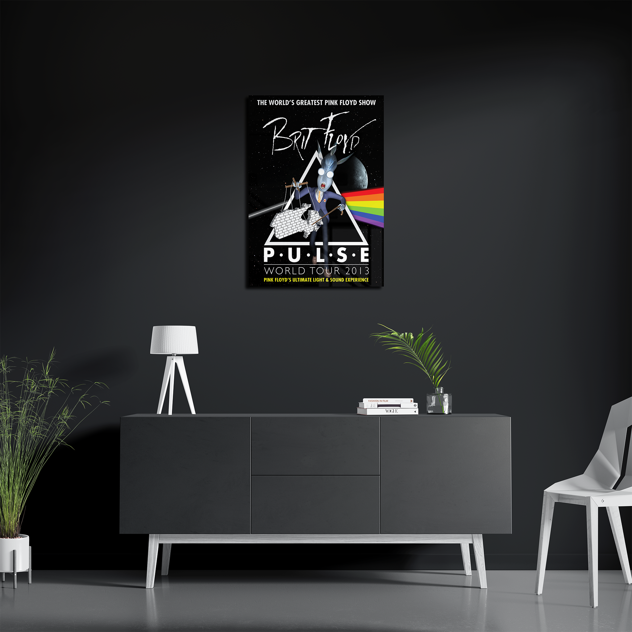 Pink Floyd 2013 Pulse World Tour Poster