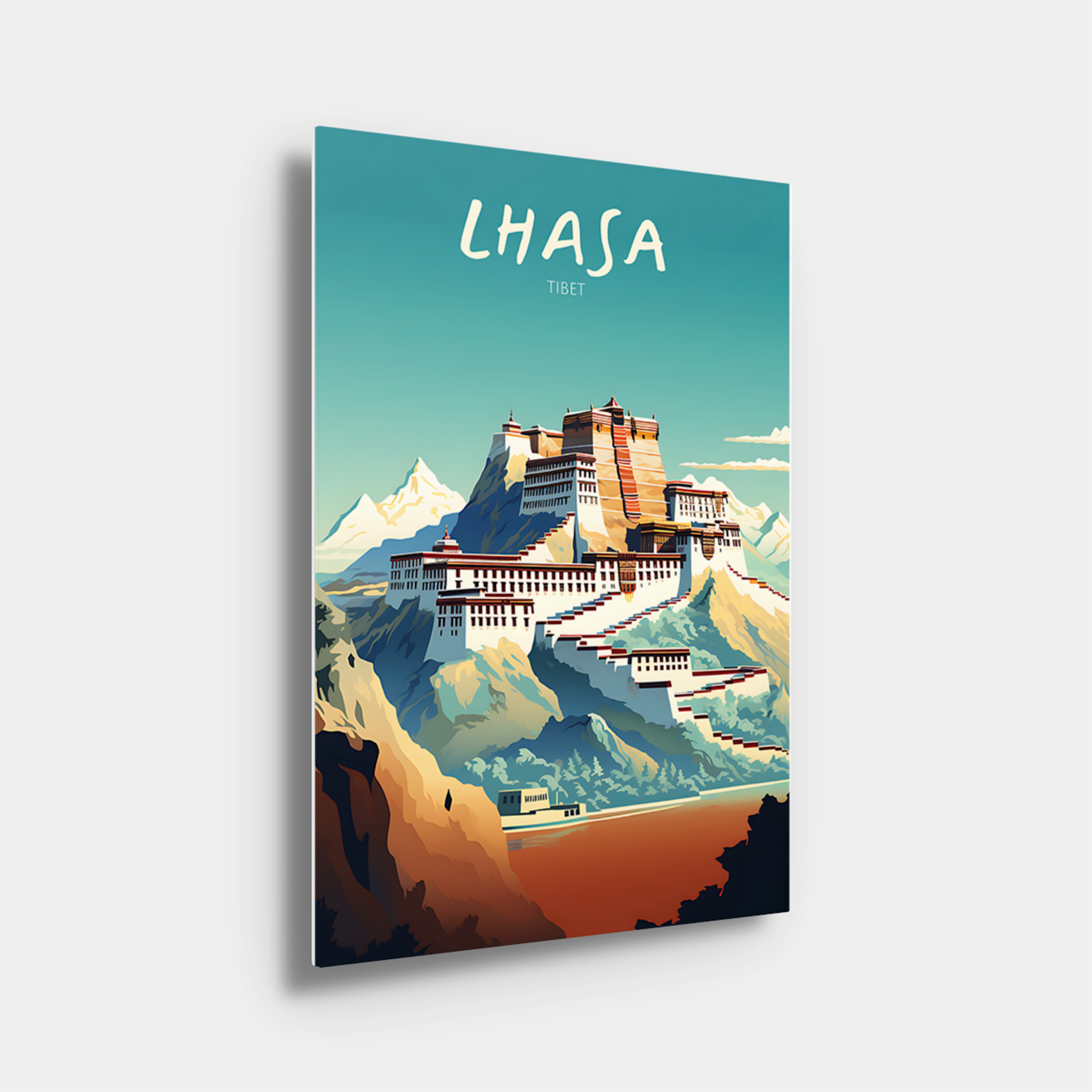 Lhasa Travel Poster