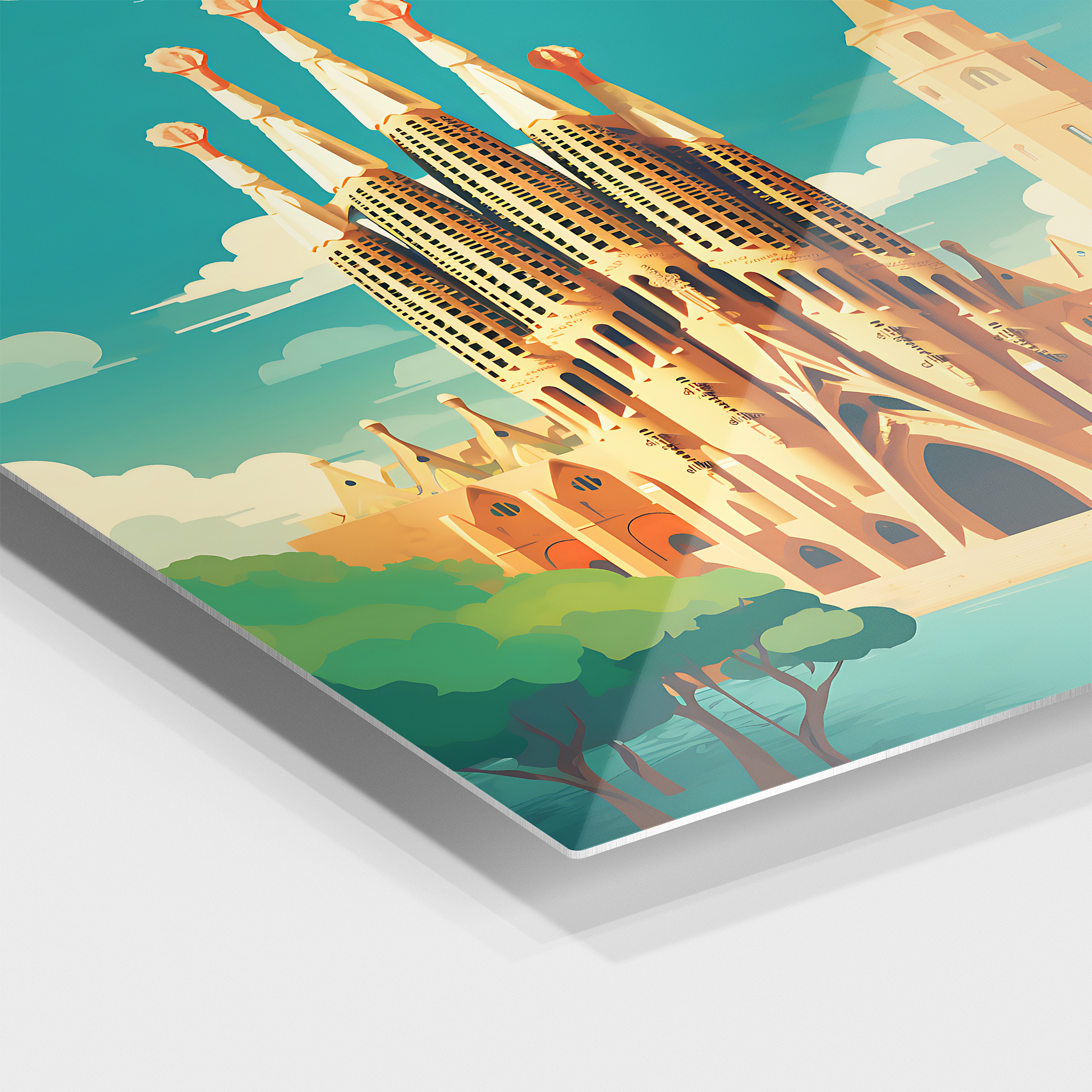 Barcelona Travel Poster