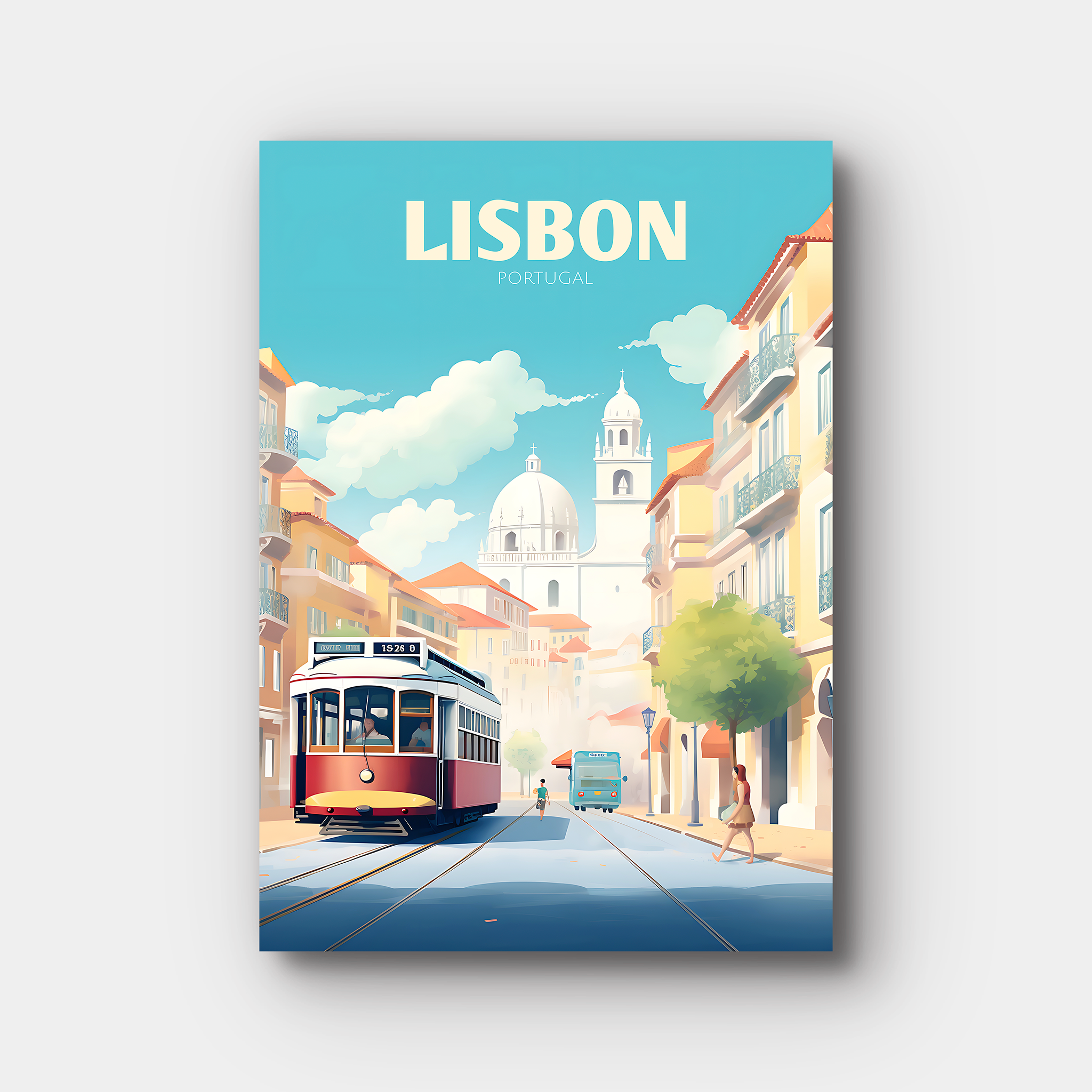 Lisbon Travel Poster