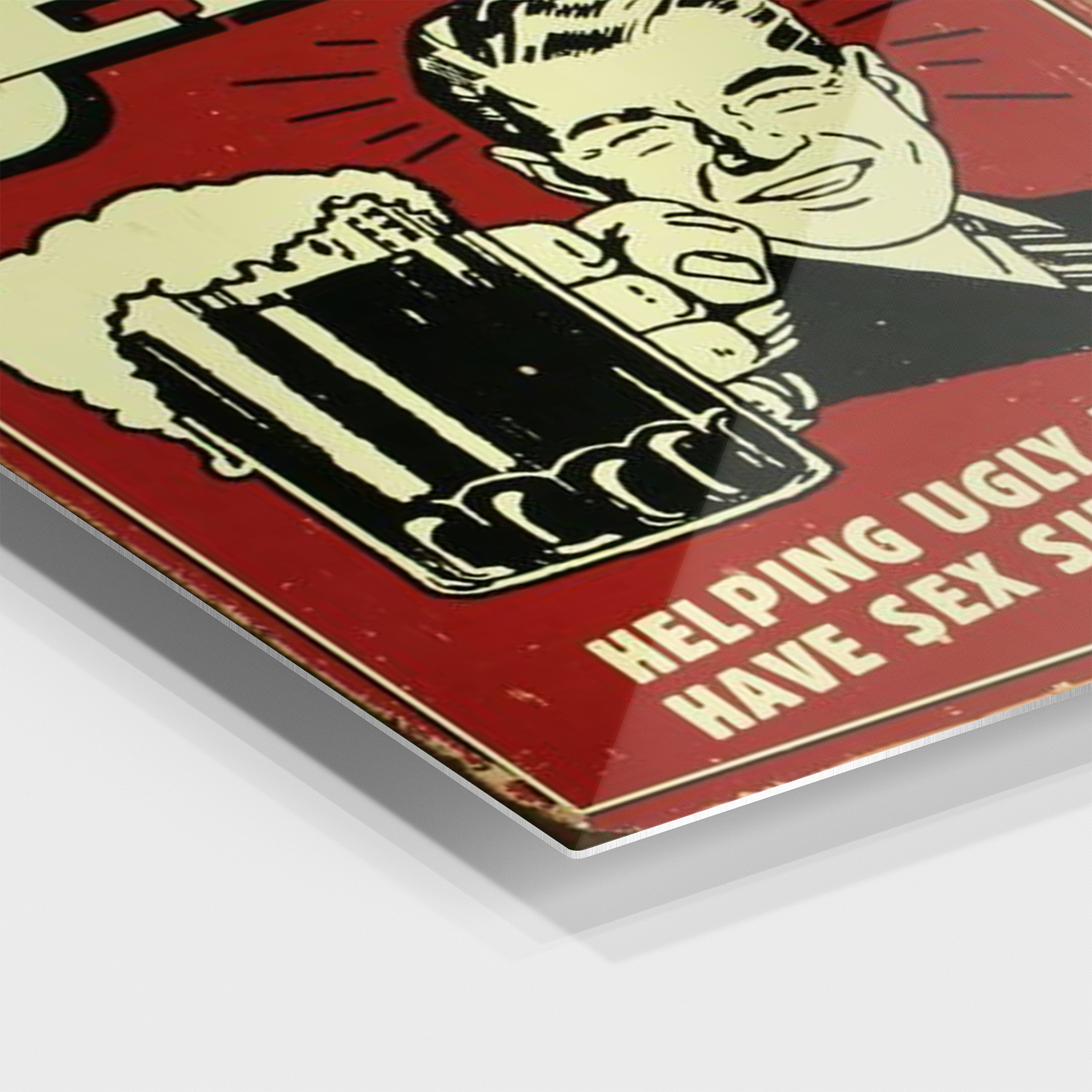 Beer Helping Ugly People Have Sex Since 1862 Vintage