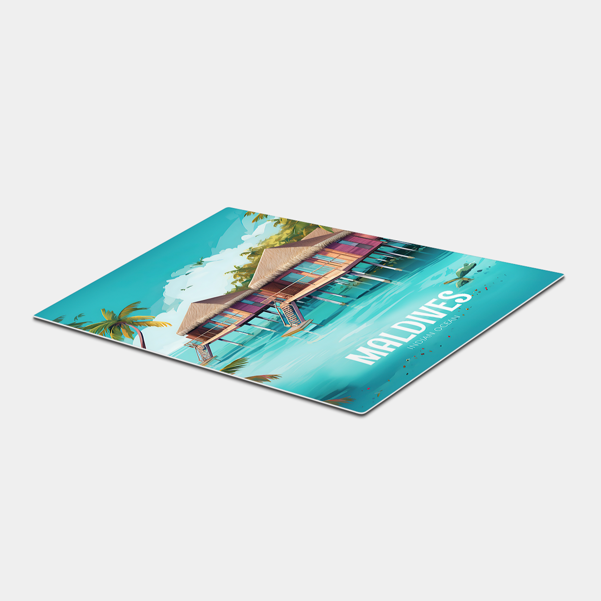 Maldives Travel Poster