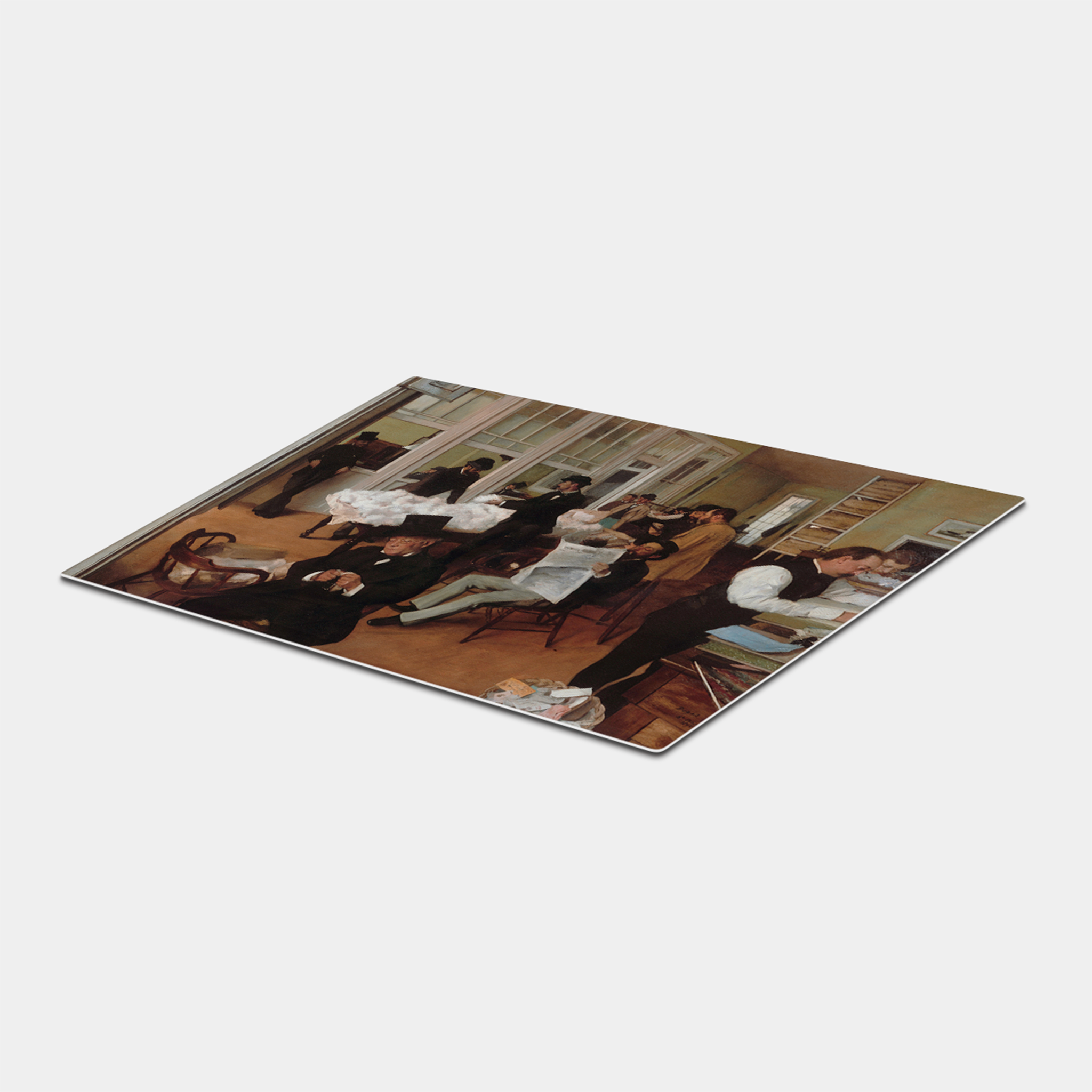 A Cotton Office In New Orleans by Edgar Degas