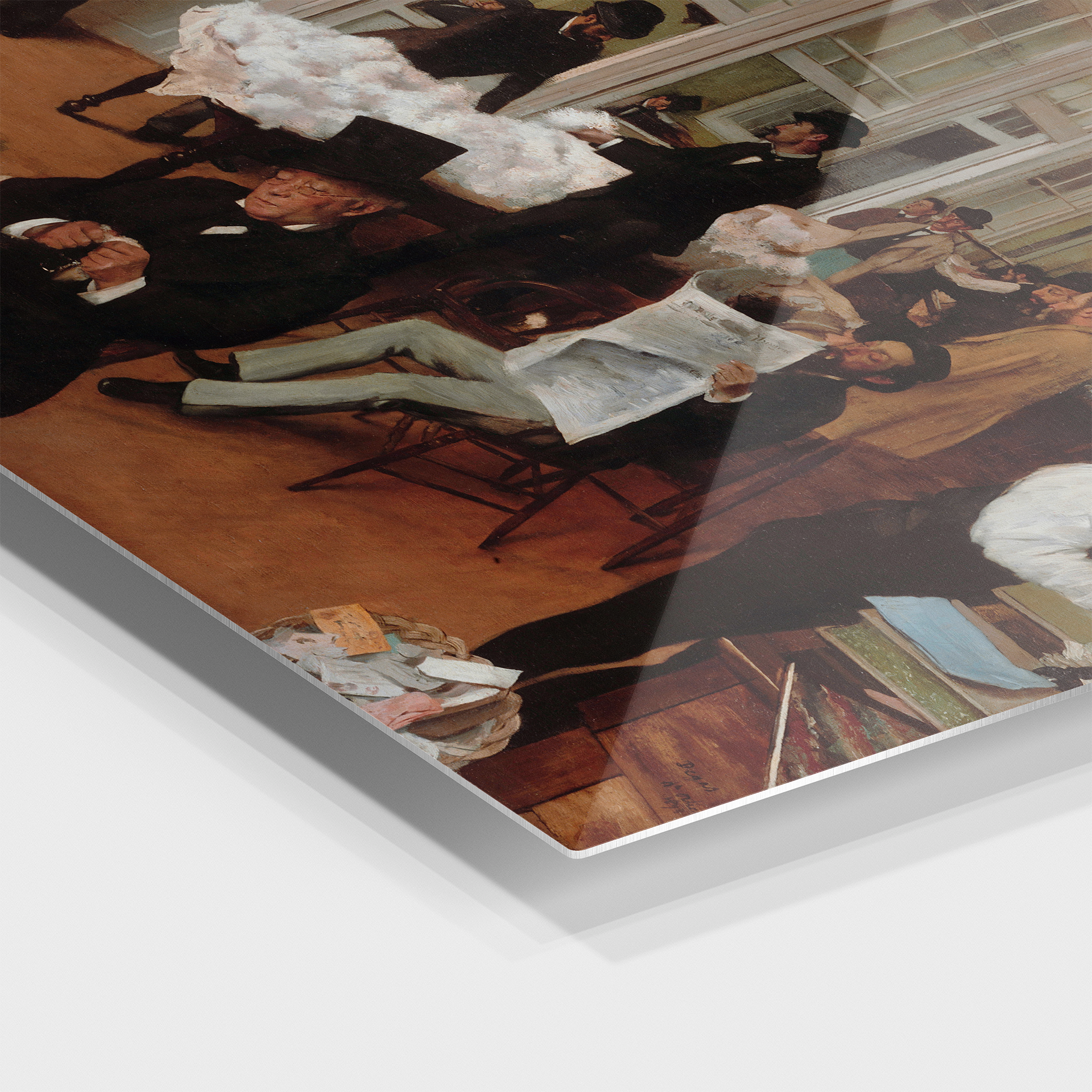 A Cotton Office In New Orleans by Edgar Degas