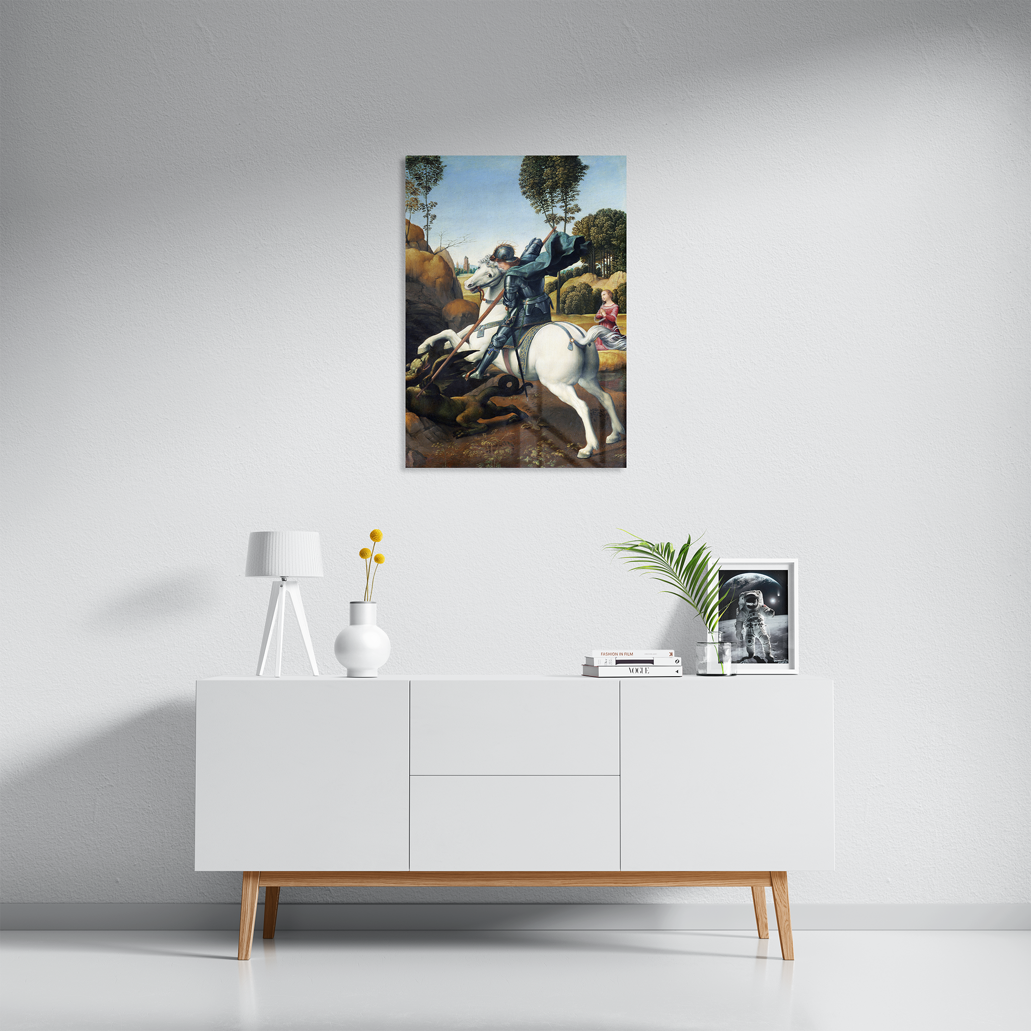 St. George and the Dragon by Raphael Raffaello