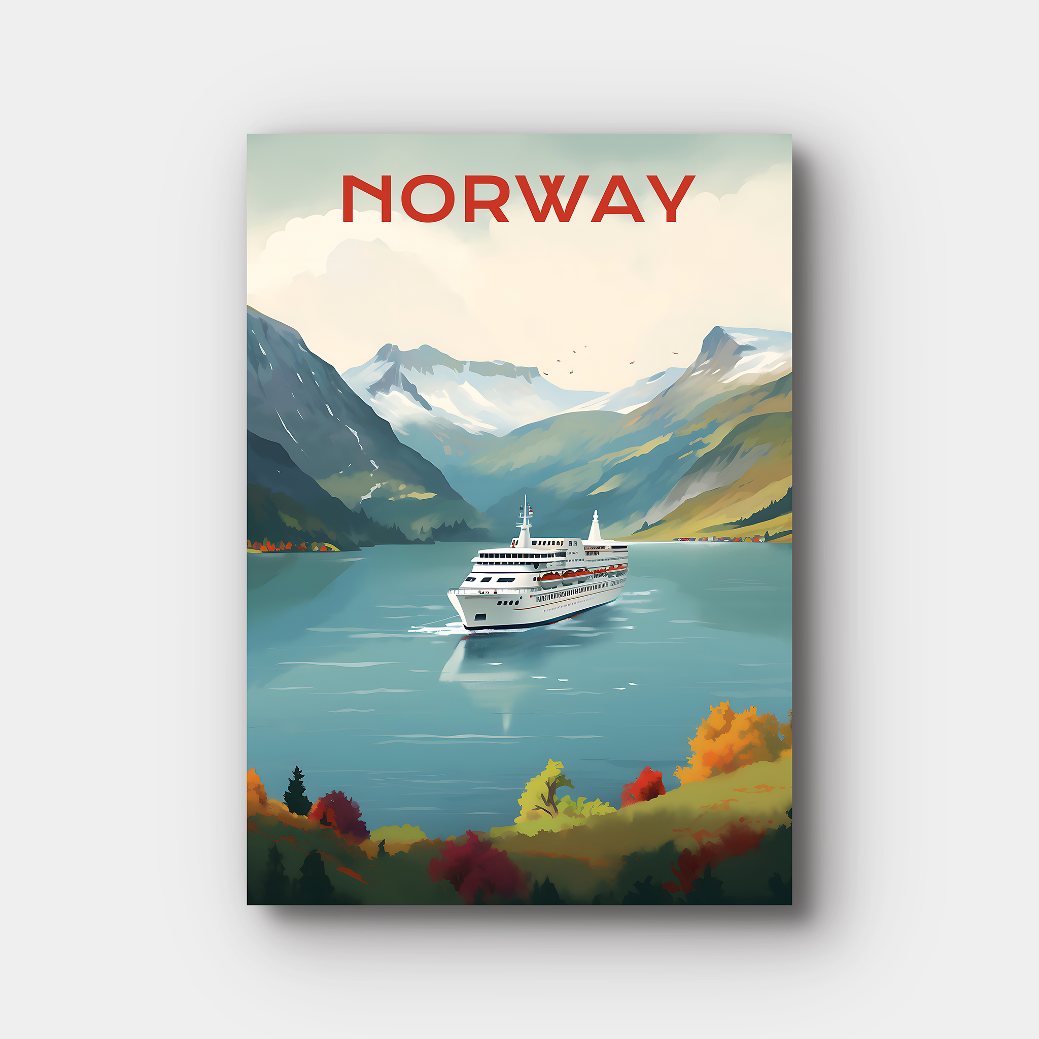 Norway Travel Poster